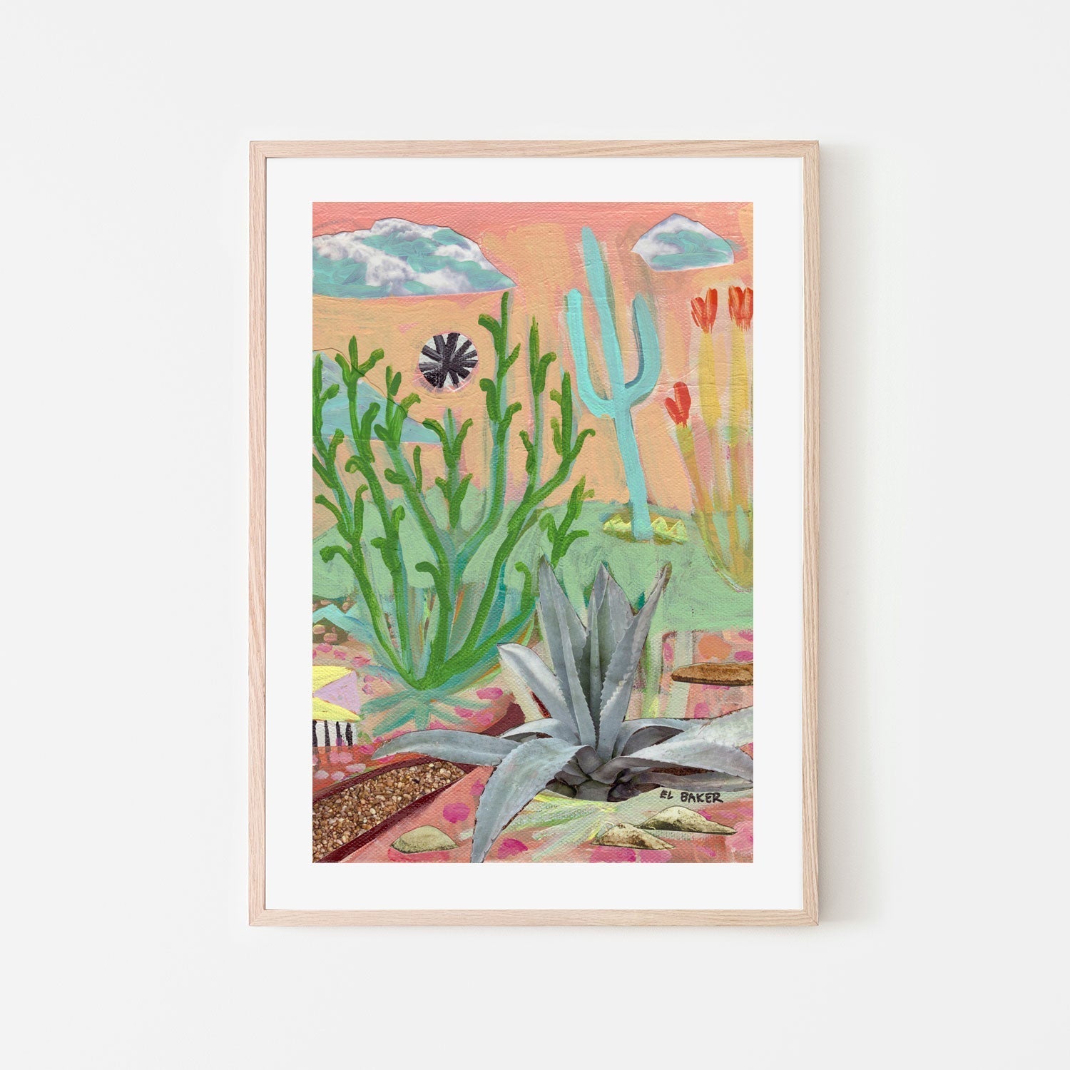 wall-art-print-canvas-poster-framed-Catus Country , By Eleanor Baker-6