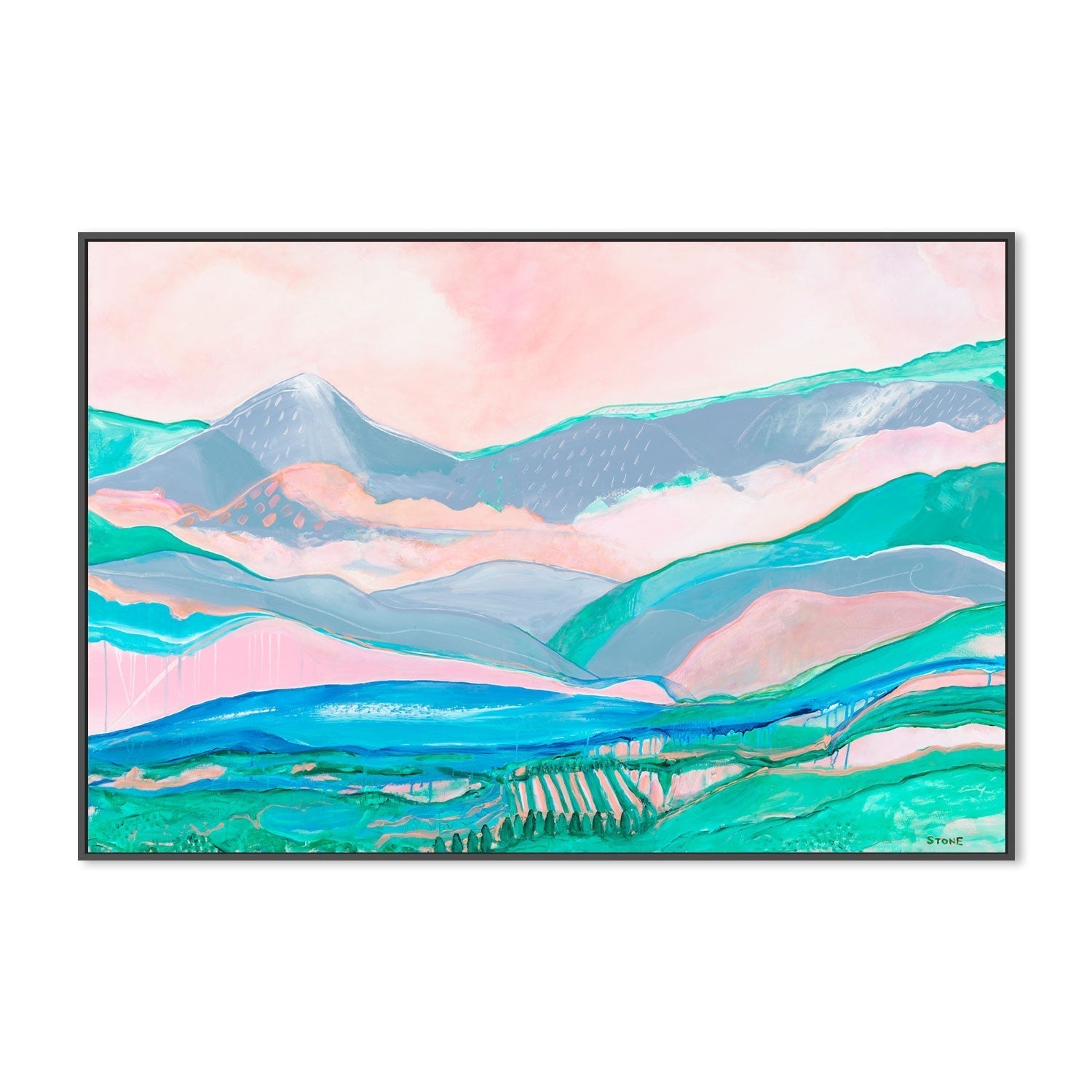 wall-art-print-canvas-poster-framed-Yarra Valley , By Belinda Stone-GIOIA-WALL-ART