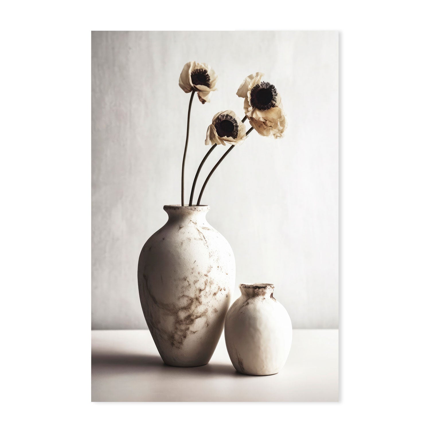wall-art-print-canvas-poster-framed-Ceramic Vases, Style A , By Treechild-GIOIA-WALL-ART