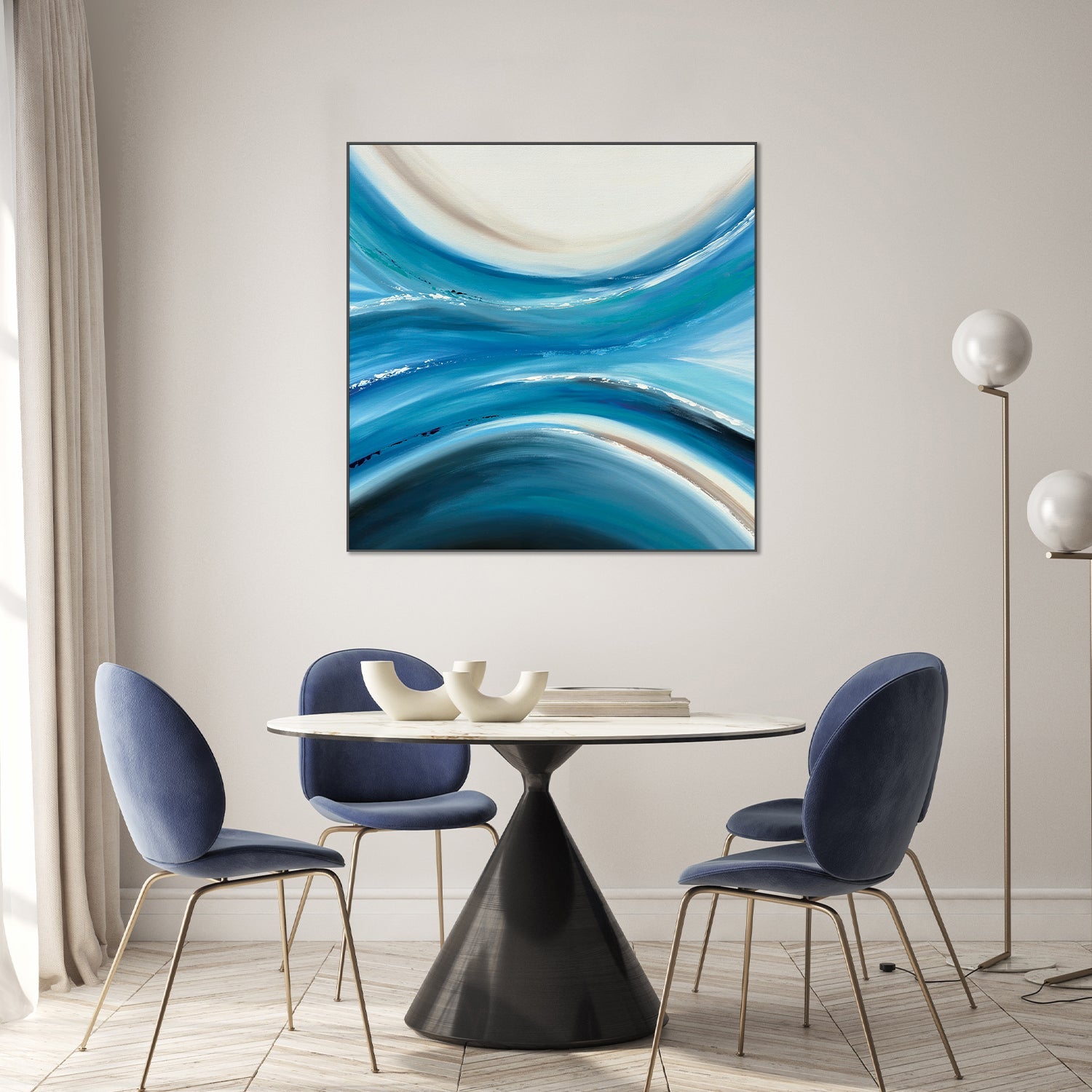 wall-art-print-canvas-poster-framed-Cerulean Rhythm-9