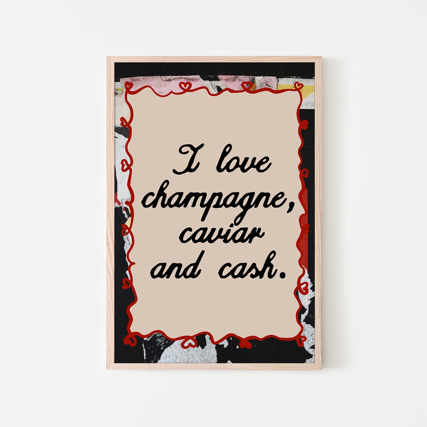 wall-art-print-canvas-poster-framed-champagne caviar and cash-6