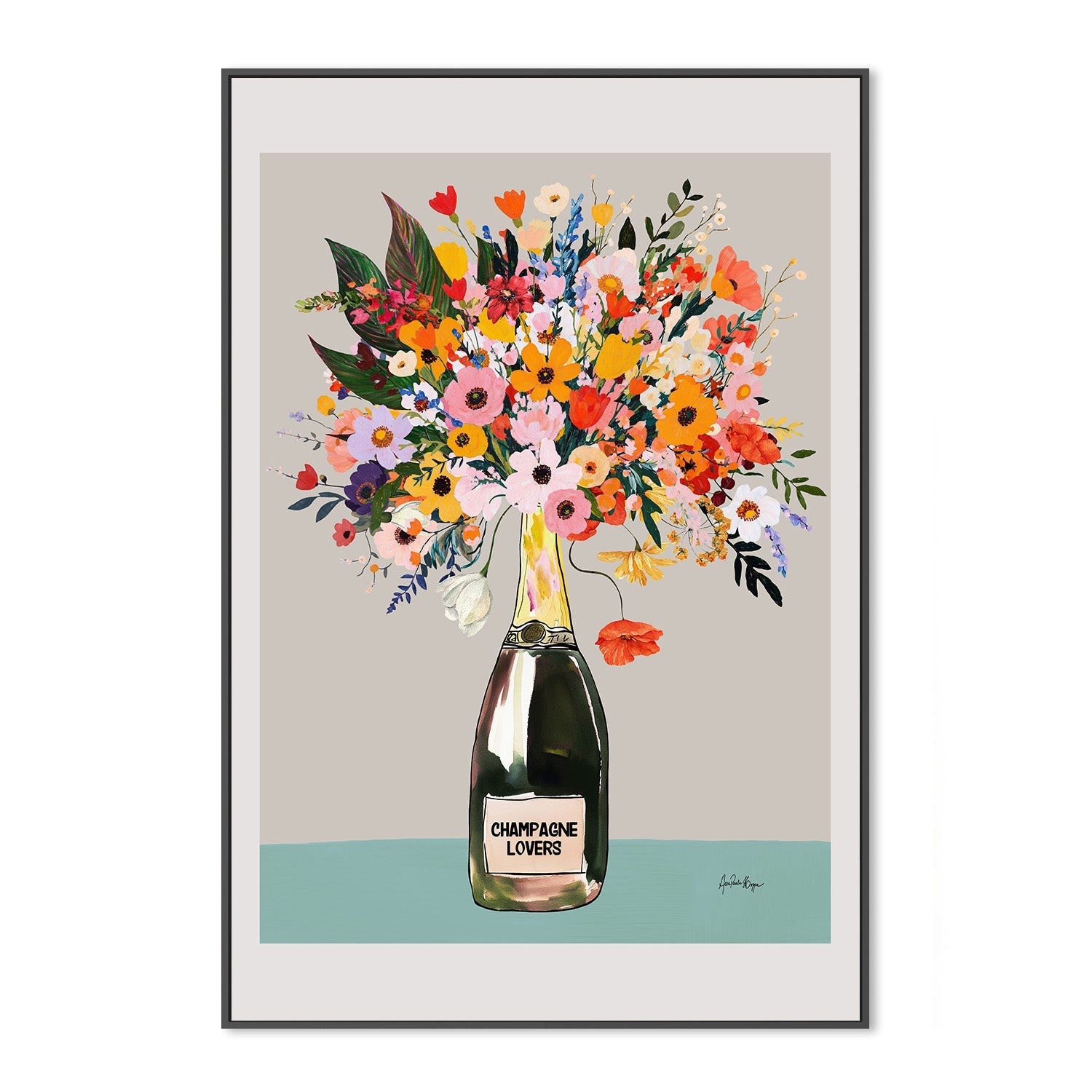wall-art-print-canvas-poster-framed-champagne lovers-3