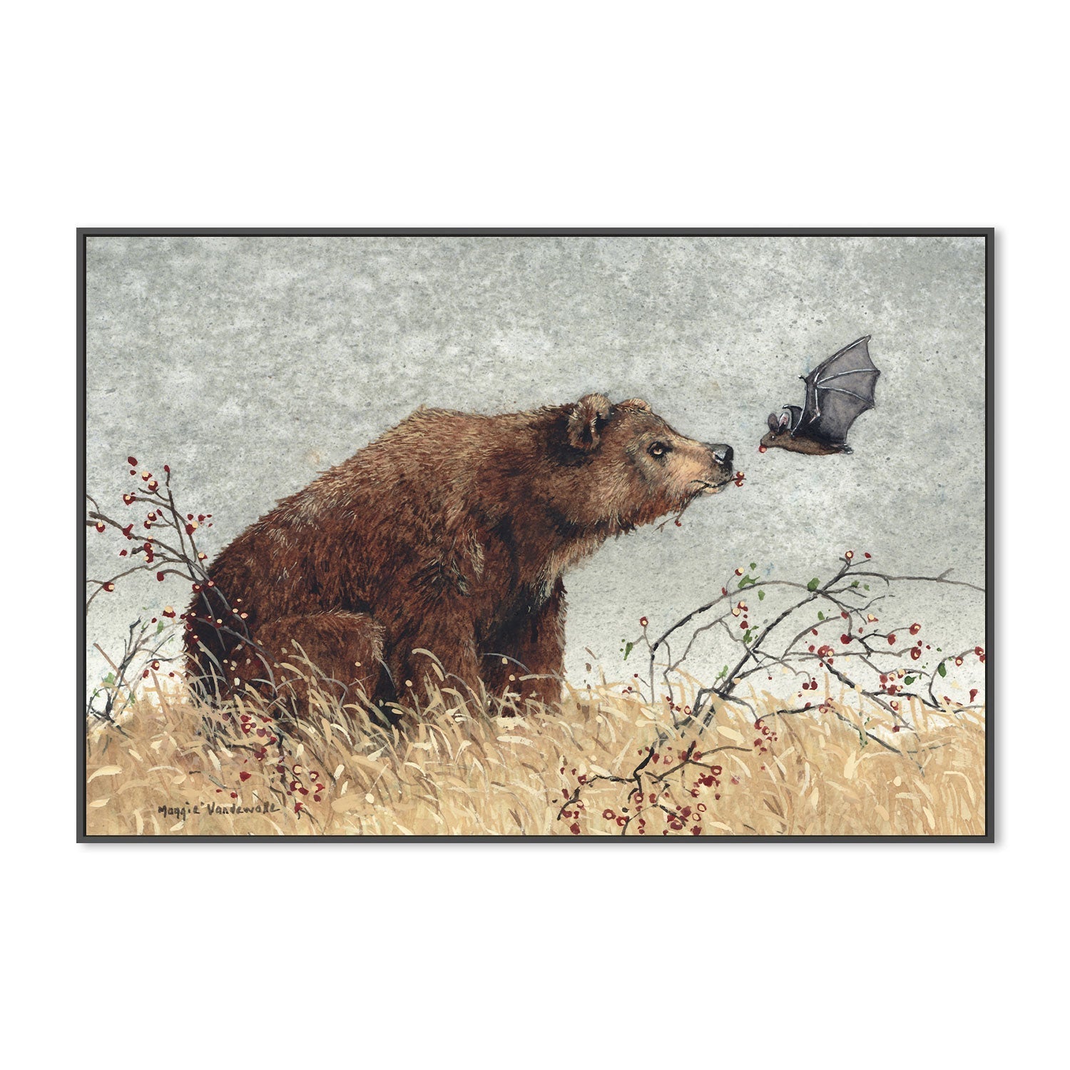 wall-art-print-canvas-poster-framed-Chance Encounter , By Maggie Vandewalle-GIOIA-WALL-ART