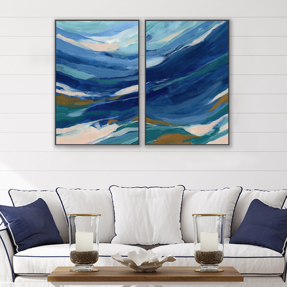 wall-art-print-canvas-poster-framed-Channel Swell , Style A & B , Set Of 2 , By Jetty Home-2