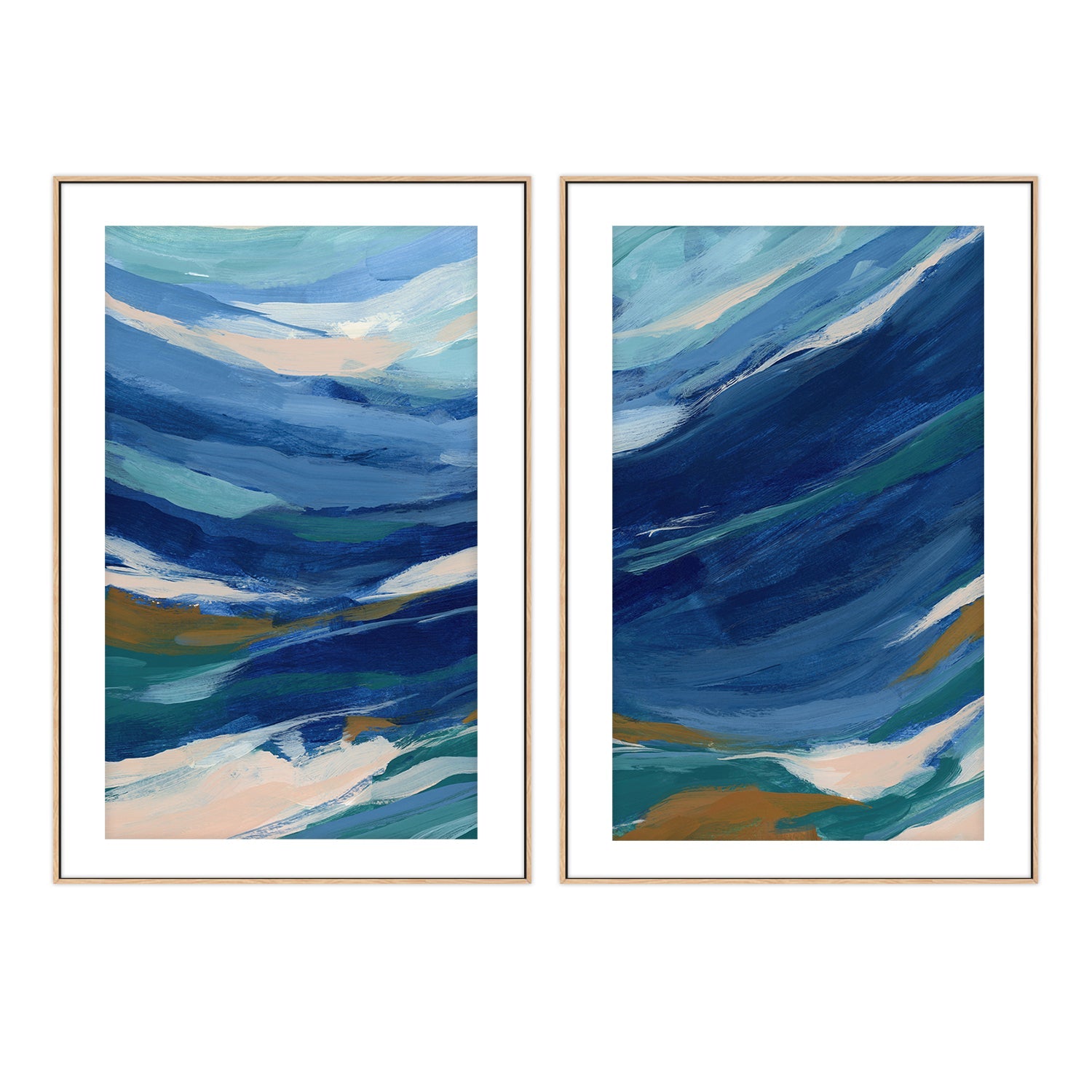wall-art-print-canvas-poster-framed-Channel Swell , Style A & B , Set Of 2 , By Jetty Home-6