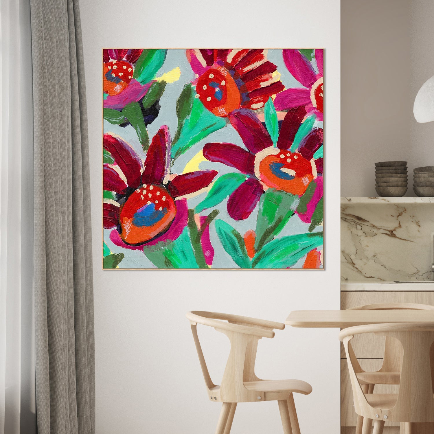 wall-art-print-canvas-poster-framed-Chaos in Bloom-2
