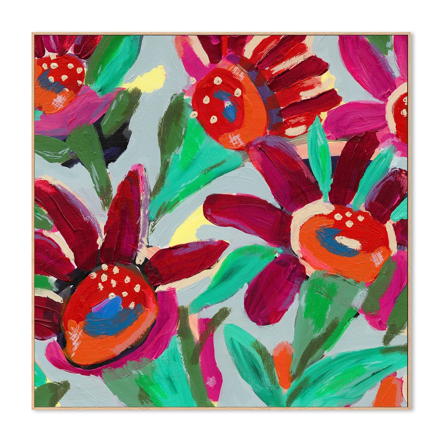 wall-art-print-canvas-poster-framed-Chaos in Bloom-4