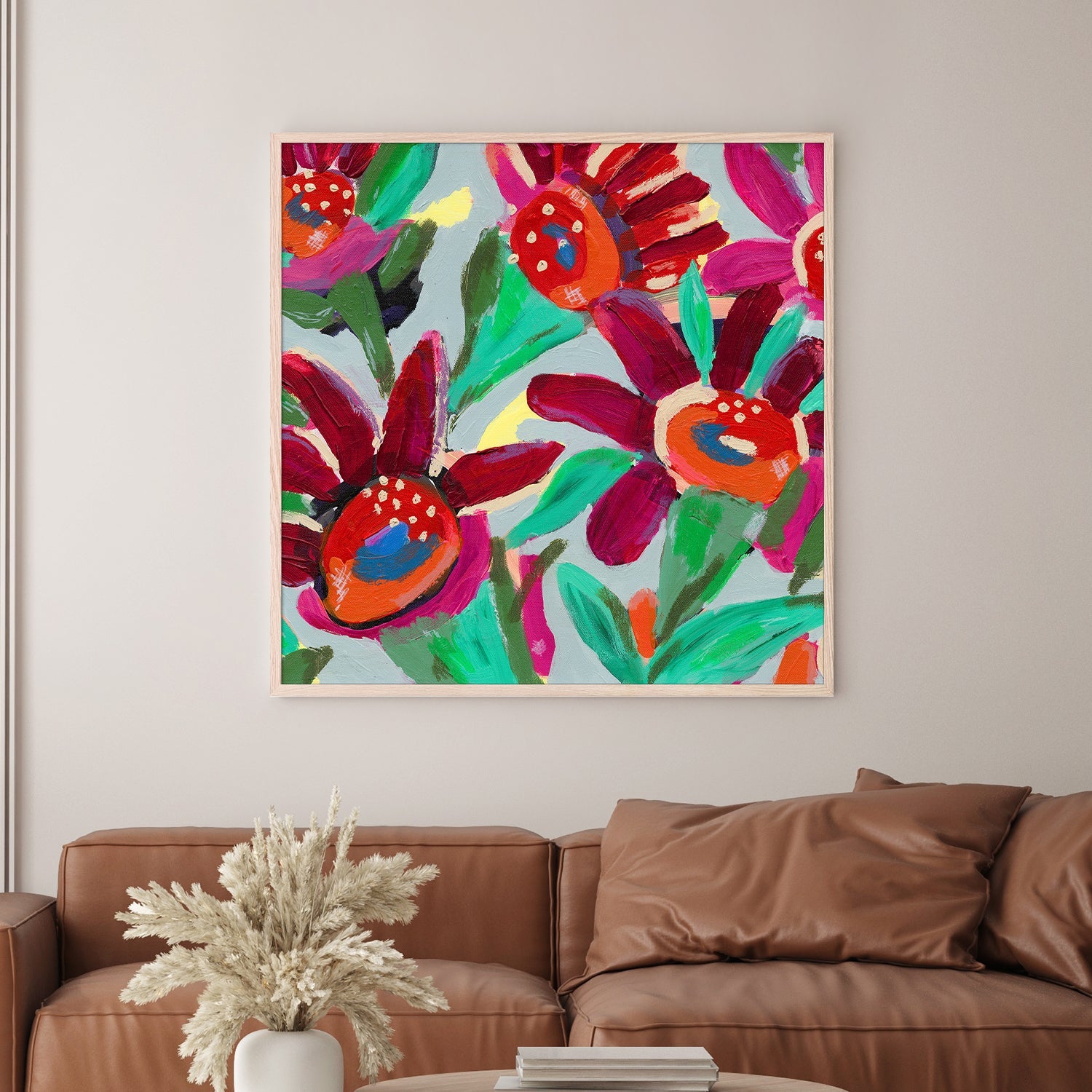 wall-art-print-canvas-poster-framed-Chaos in Bloom-7