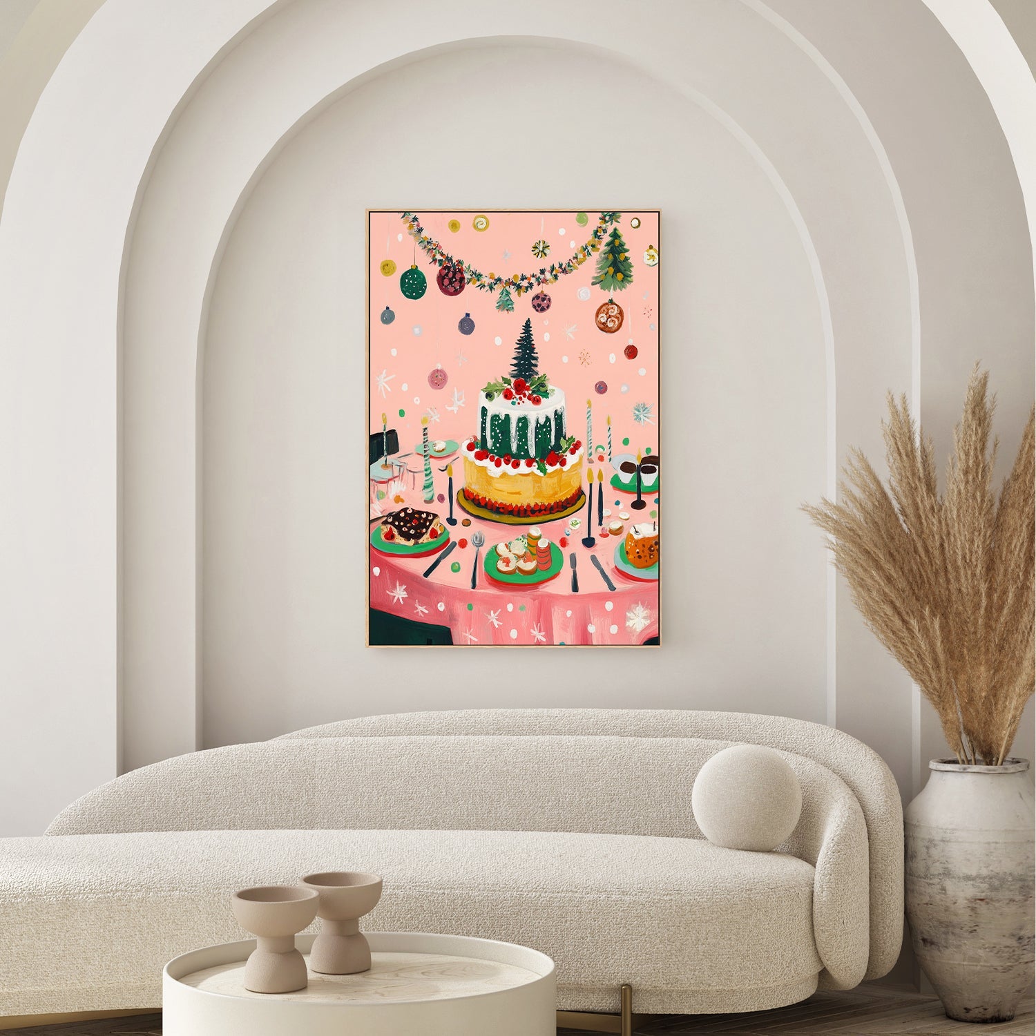 wall-art-print-canvas-poster-framed-Christmas Dinner-9