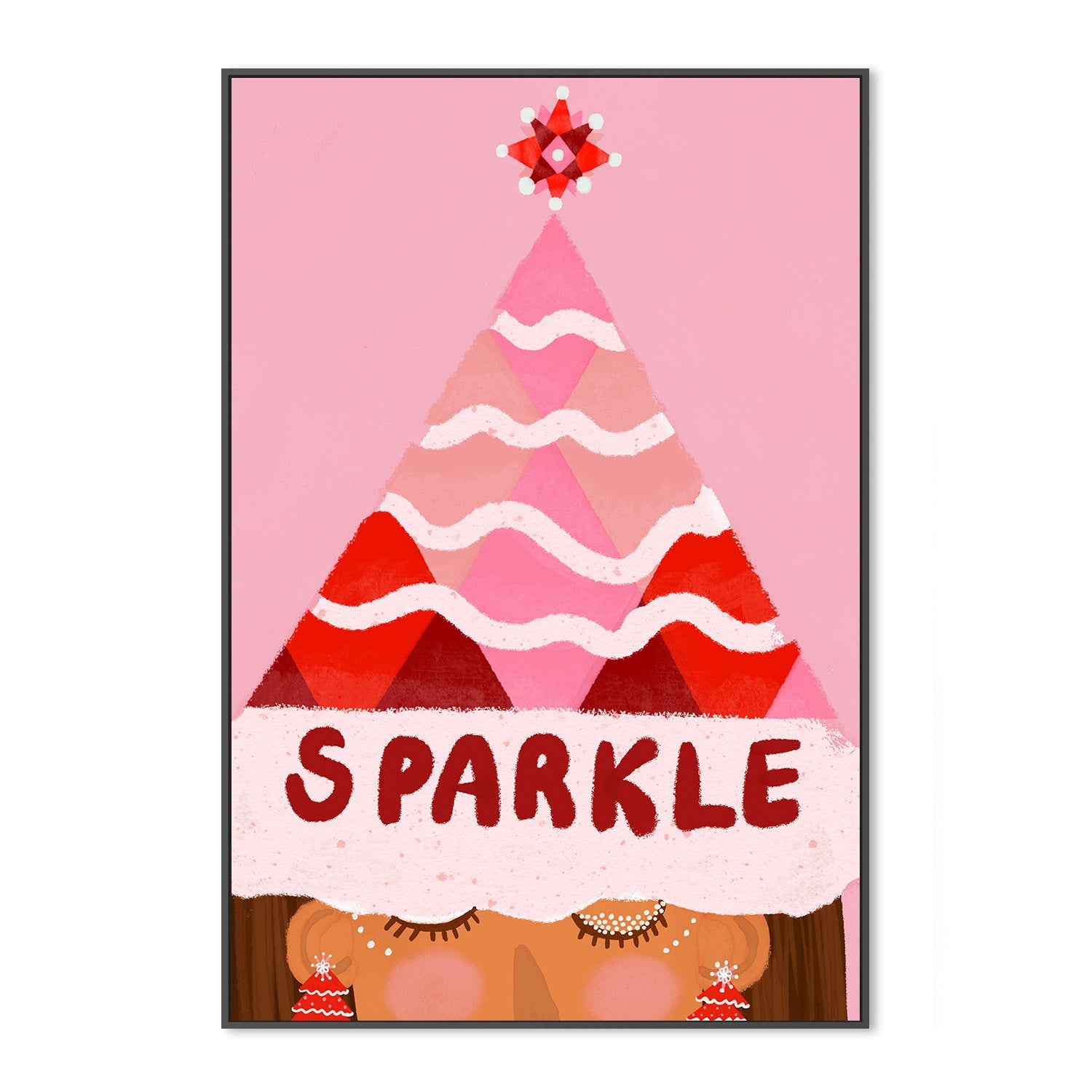 wall-art-print-canvas-poster-framed-Christmas Sparkle-3