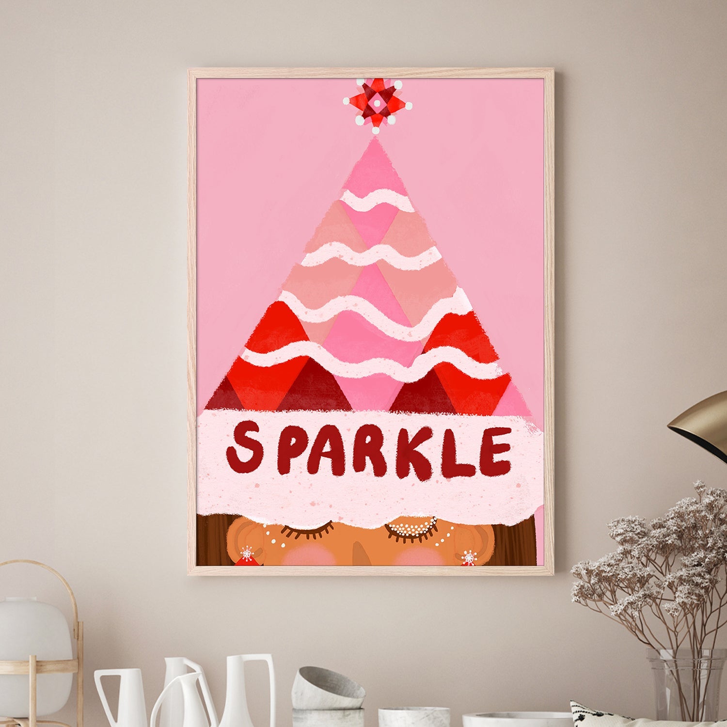 wall-art-print-canvas-poster-framed-Christmas Sparkle-7