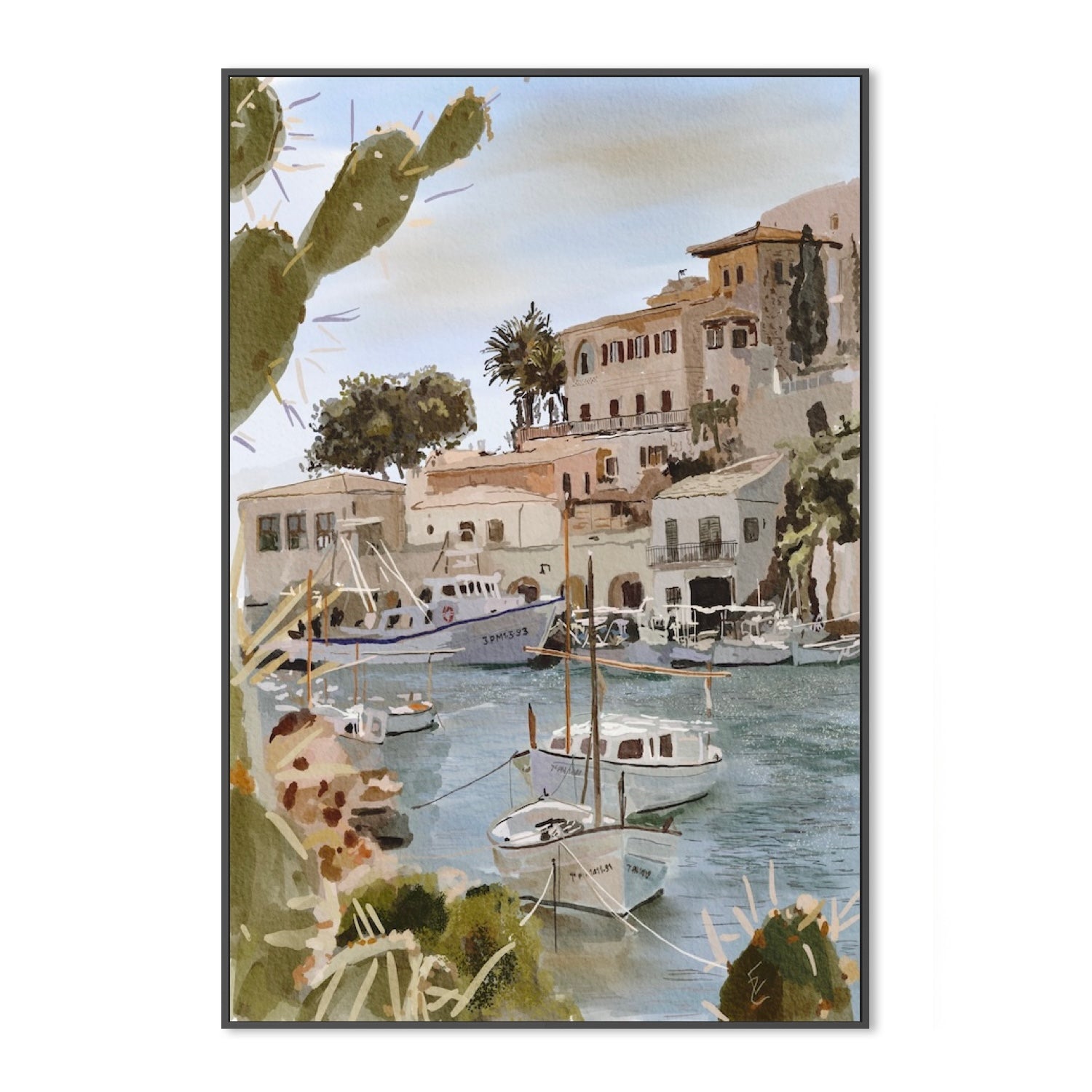 wall-art-print-canvas-poster-framed-Cicadas paradise-2