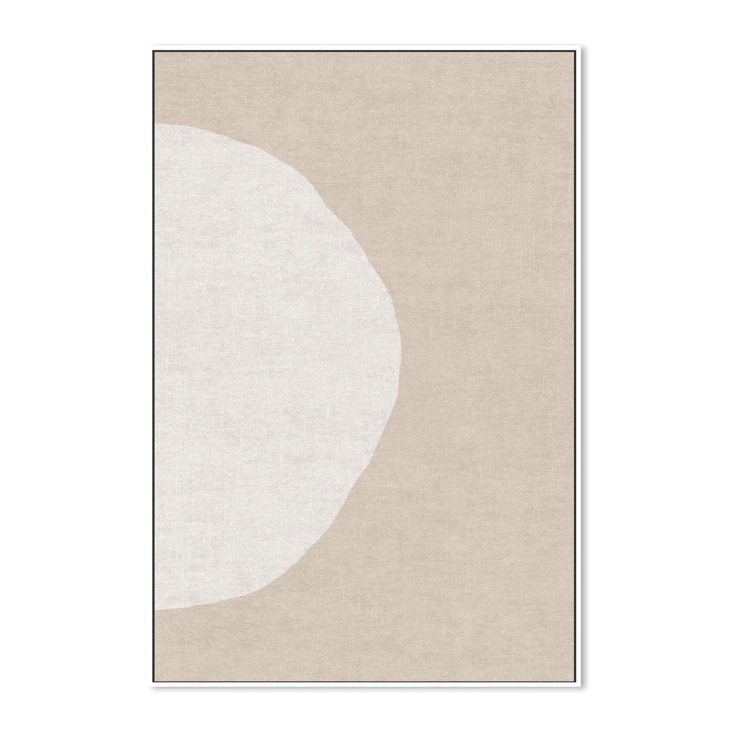 wall-art-print-canvas-poster-framed-Circle Pair Blush, Set of 2-by-Dear Musketeer Studio-Gioia Wall Art