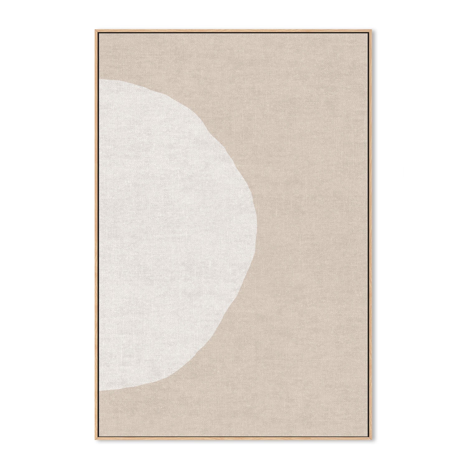 wall-art-print-canvas-poster-framed-Circle Pair Blush, Set of 2-by-Dear Musketeer Studio-Gioia Wall Art