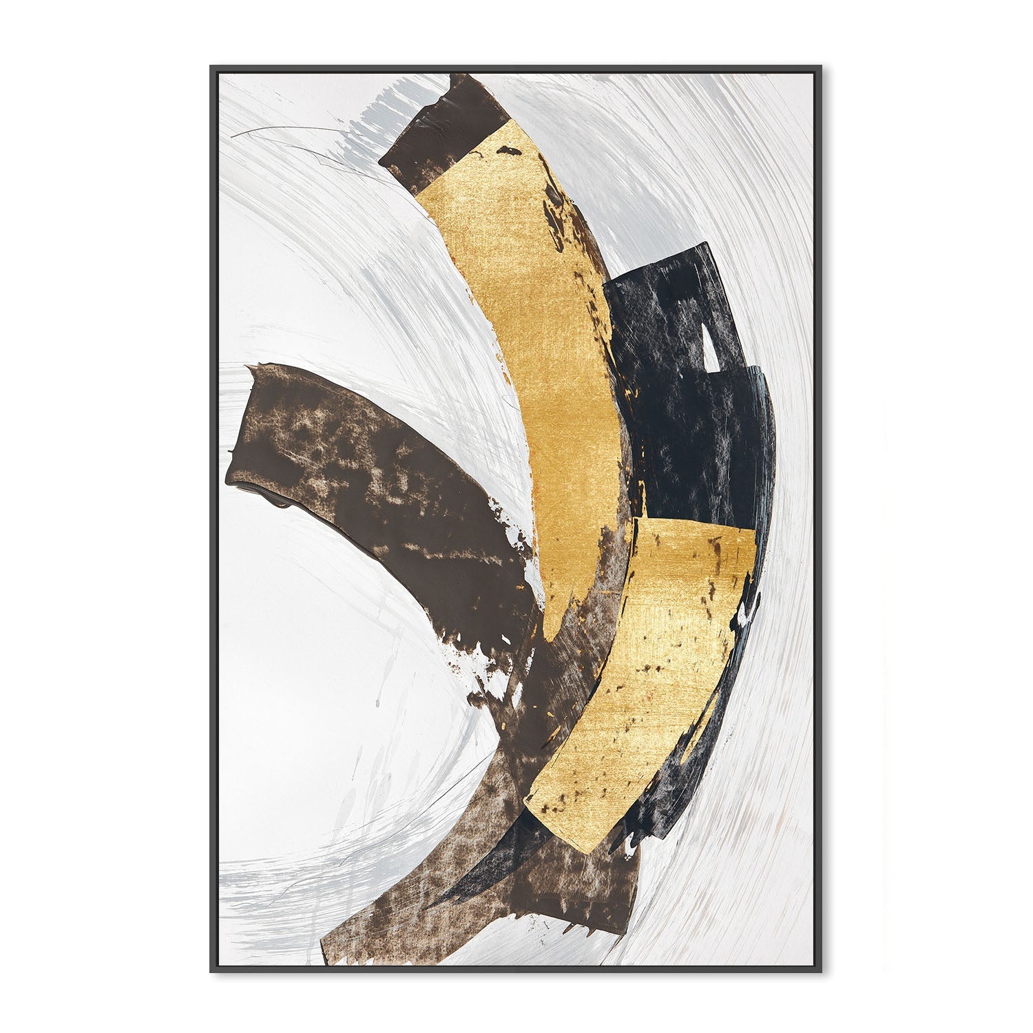wall-art-print-canvas-poster-framed-Circular Black , By Filippoloco-3
