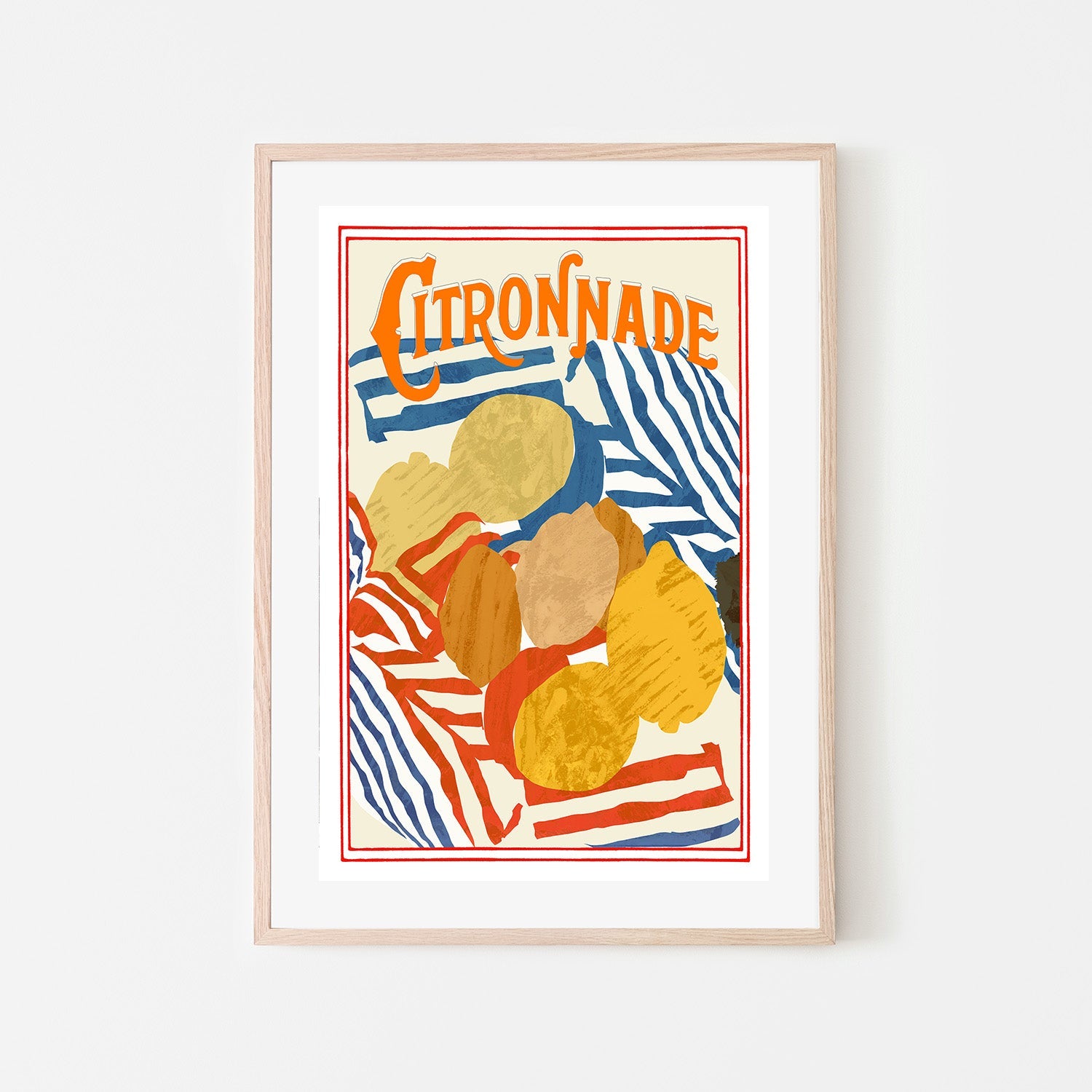wall-art-print-canvas-poster-framed-Citronnade Blue and Red-6