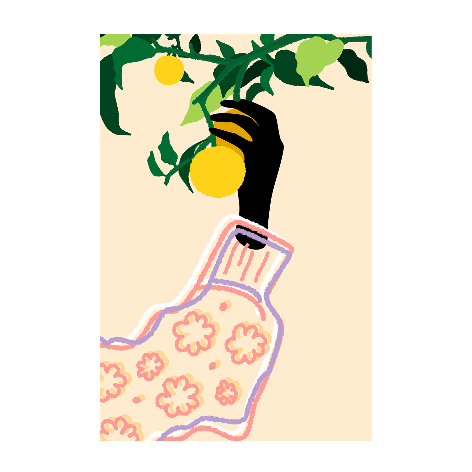 wall-art-print-canvas-poster-framed-Citrus Touch-1