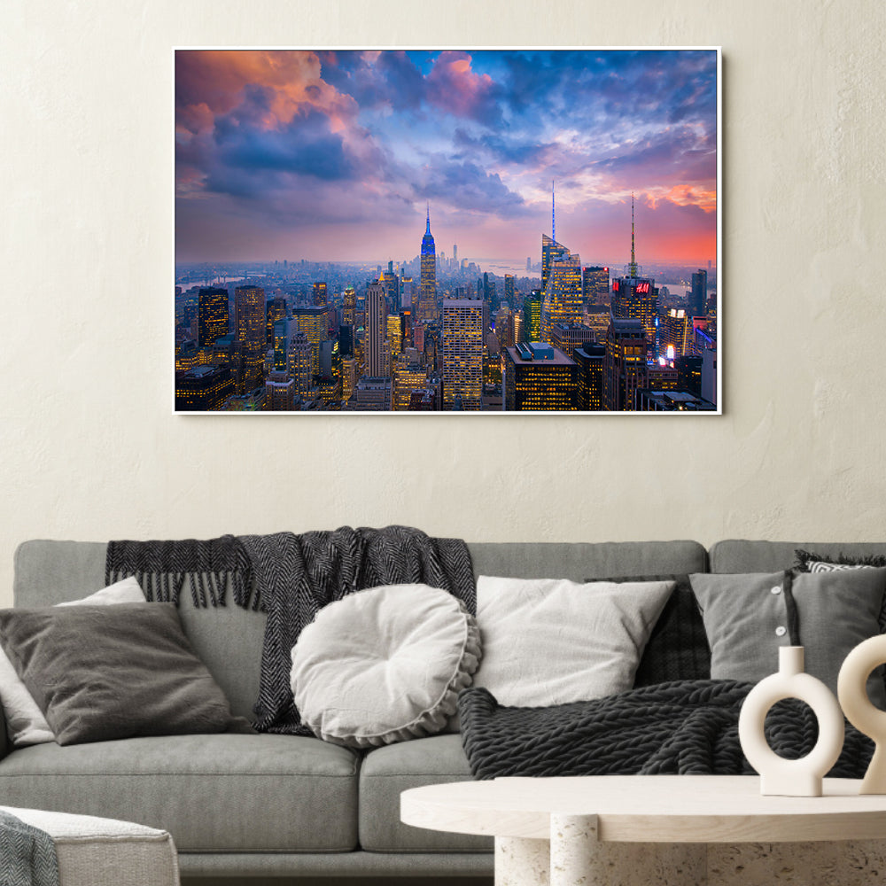 wall-art-print-canvas-poster-framed-City Lights, By Michael Zheng-GIOIA-WALL-ART