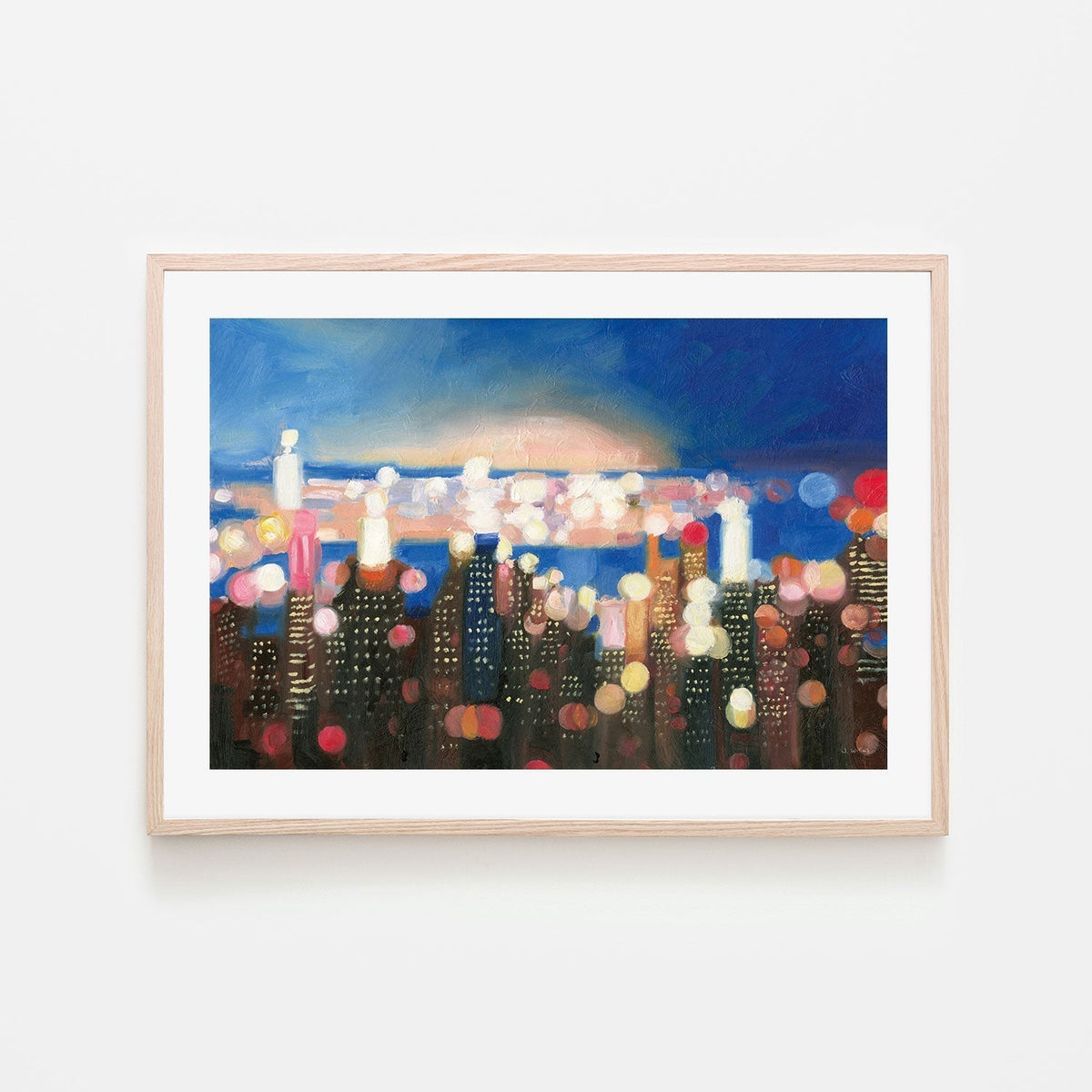 wall-art-print-canvas-poster-framed-City Lights, Style B-by-James Wiens-Gioia Wall Art