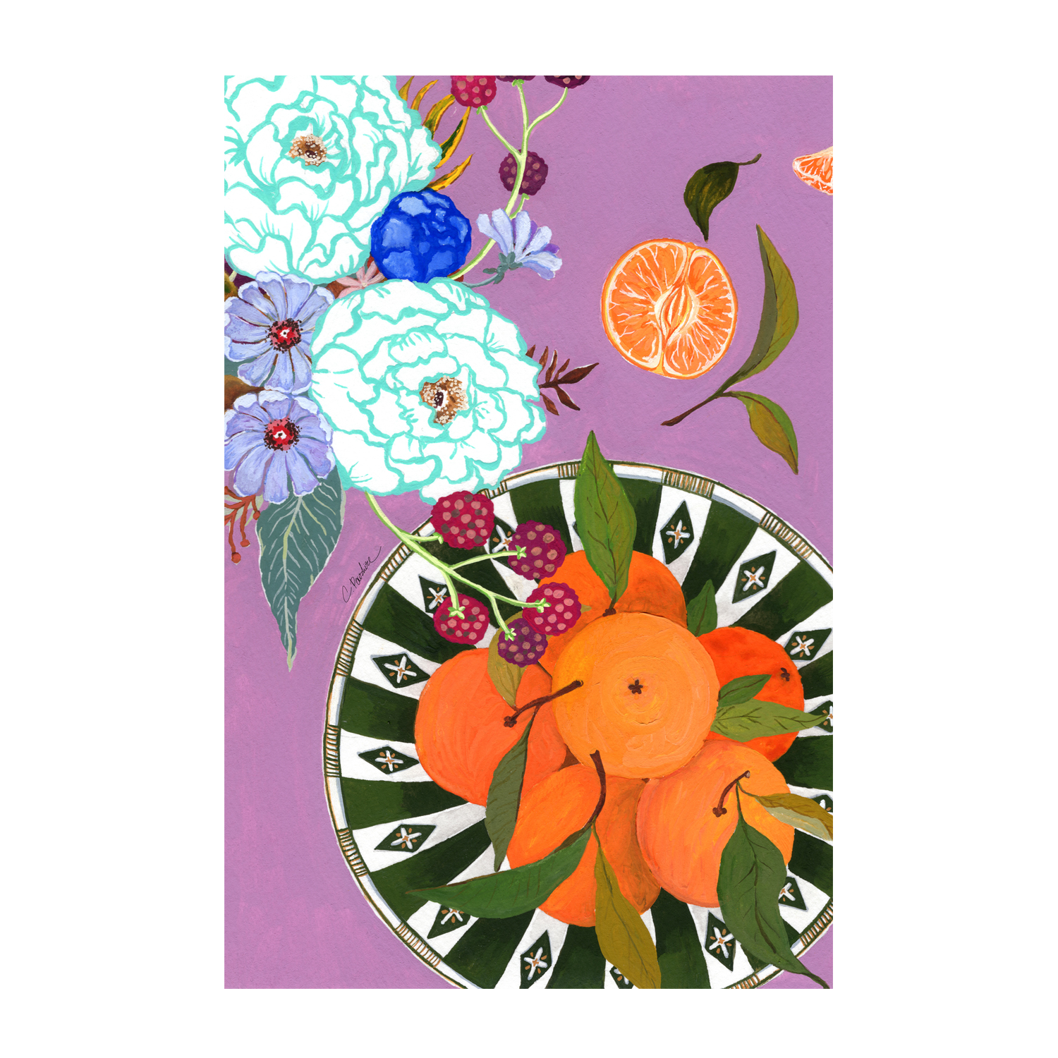 wall-art-print-canvas-poster-framed-Clémentines , By Chonticha Hanon-1