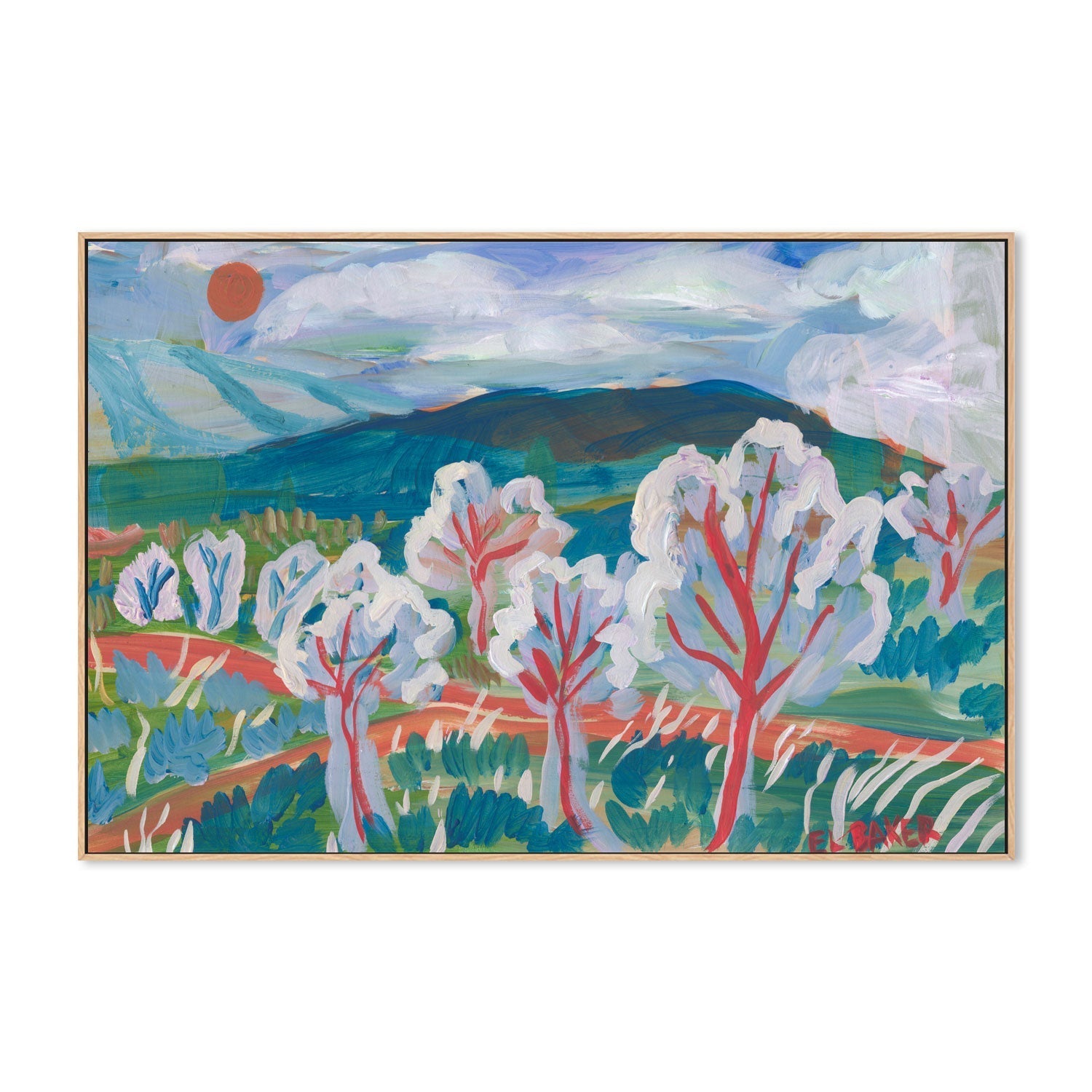 wall-art-print-canvas-poster-framed-Cloudy Skies , By Eleanor Baker-4