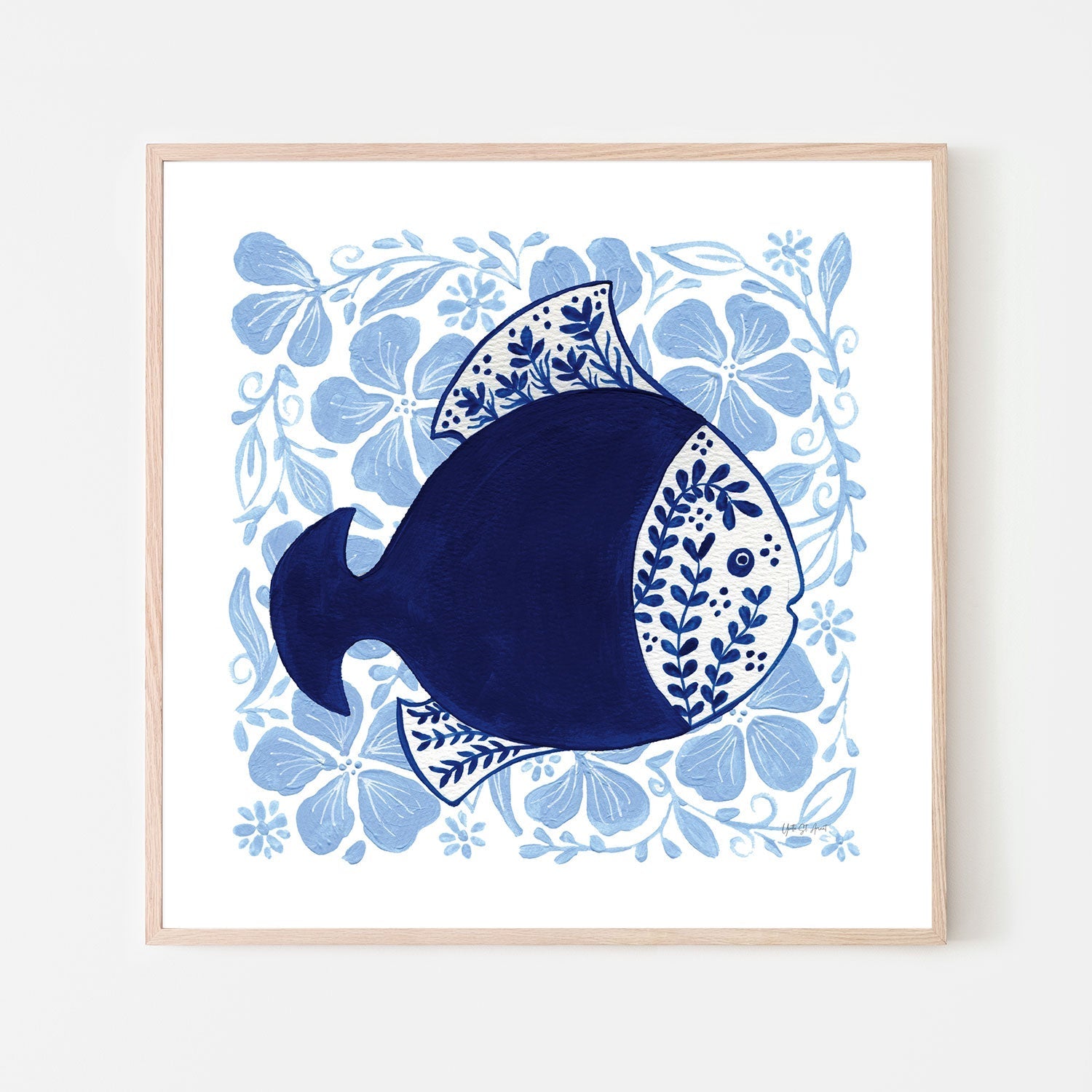 wall-art-print-canvas-poster-framed-Coastal Chinoiserie, Style A , By Yvette St. Amant-6