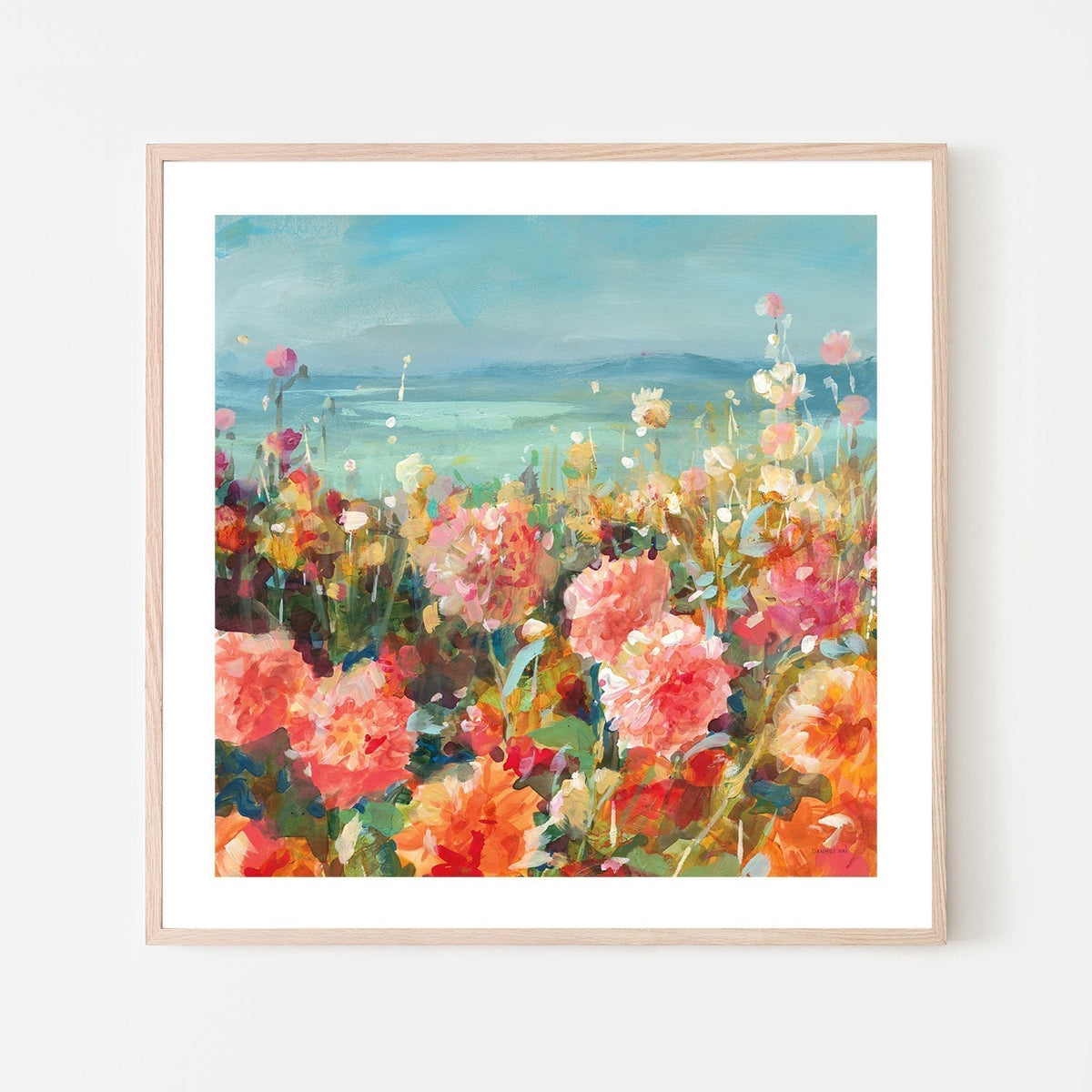 wall-art-print-canvas-poster-framed-Coastal Dahlias-by-Danhui Nai-Gioia Wall Art