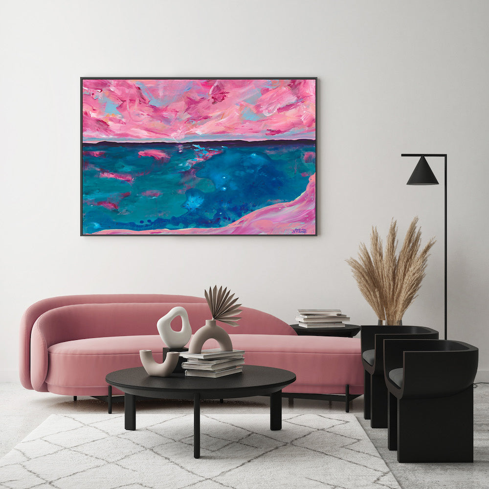 wall-art-print-canvas-poster-framed-Coastal Dreamscape , By Belinda Stone-GIOIA-WALL-ART