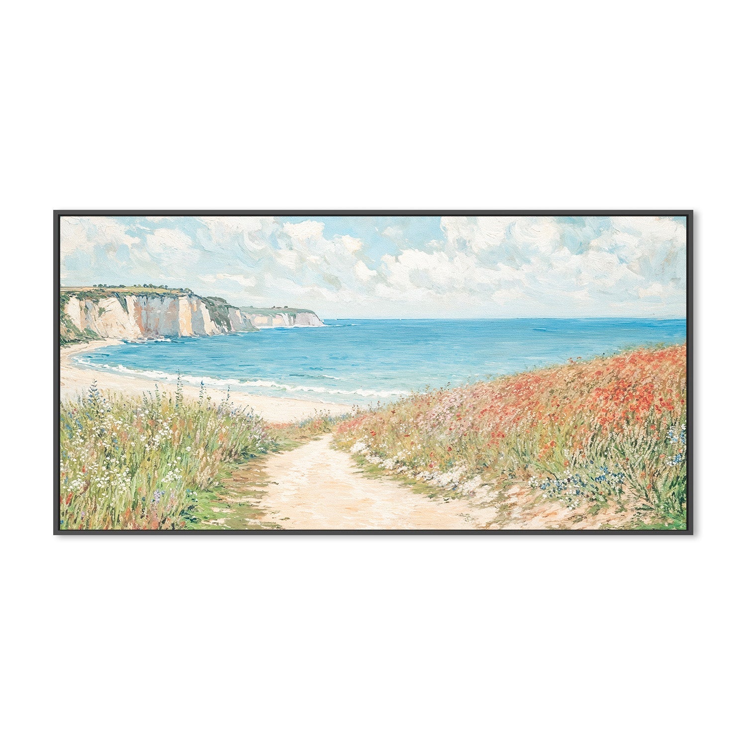 wall-art-print-canvas-poster-framed-Coastal Pathway , By Lady Hana-3