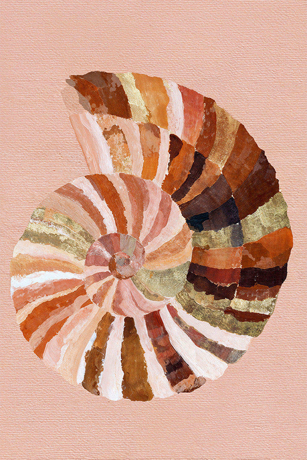 wall-art-print-canvas-poster-framed-Coastal Shell-1