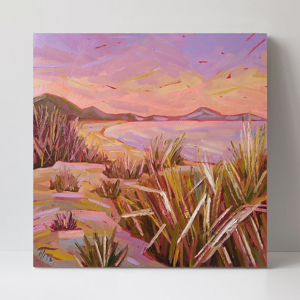 wall-art-print-canvas-poster-framed-Coastal Thickets At Dusk-by-Ekaterina Prisich-Gioia Wall Art