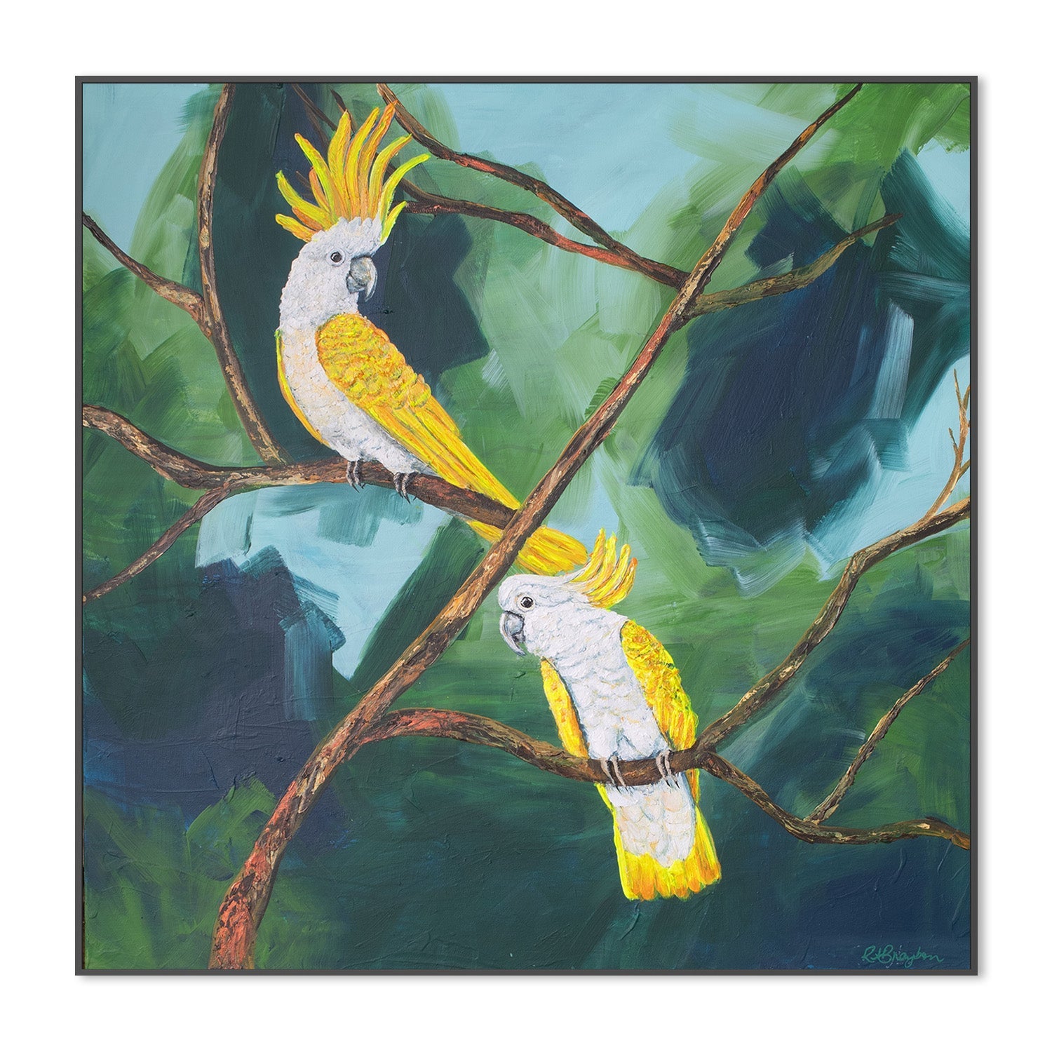 wall-art-print-canvas-poster-framed-Cock or two-3
