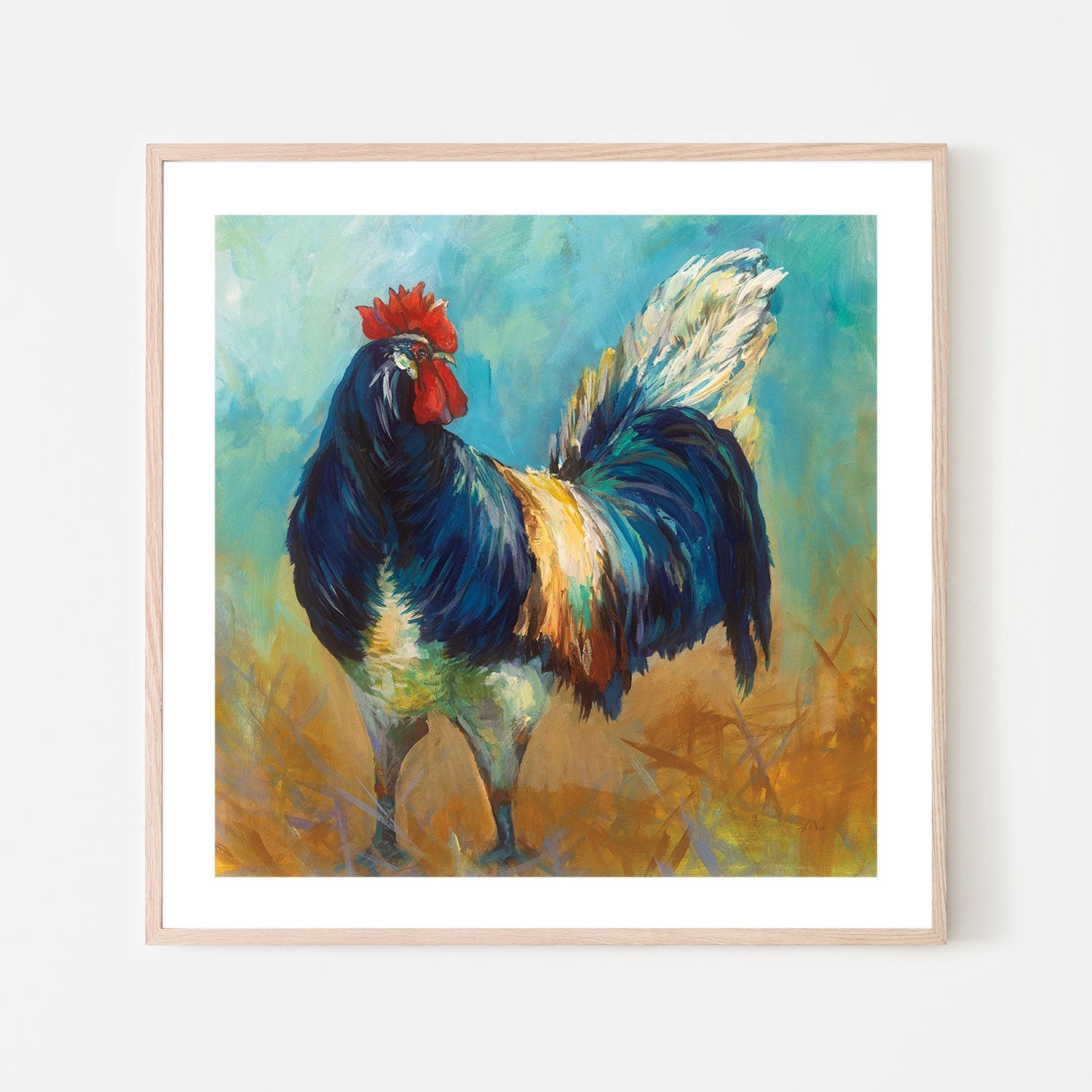 wall-art-print-canvas-poster-framed-Cocky-by-Jeanette Vertentes-Gioia Wall Art