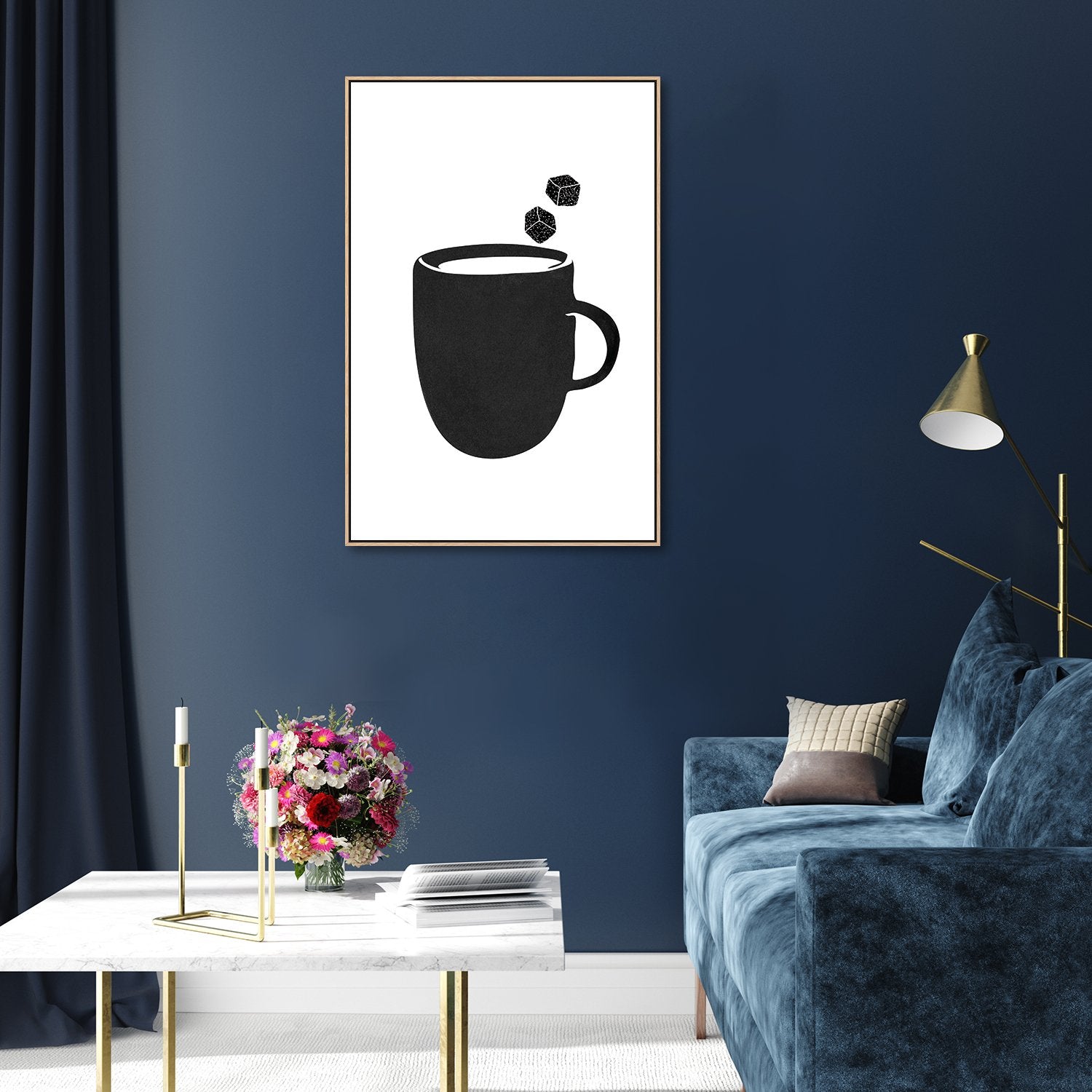 wall-art-print-canvas-poster-framed-Coffee And Sugar-by-Danushka Abeygoda-Gioia Wall Art
