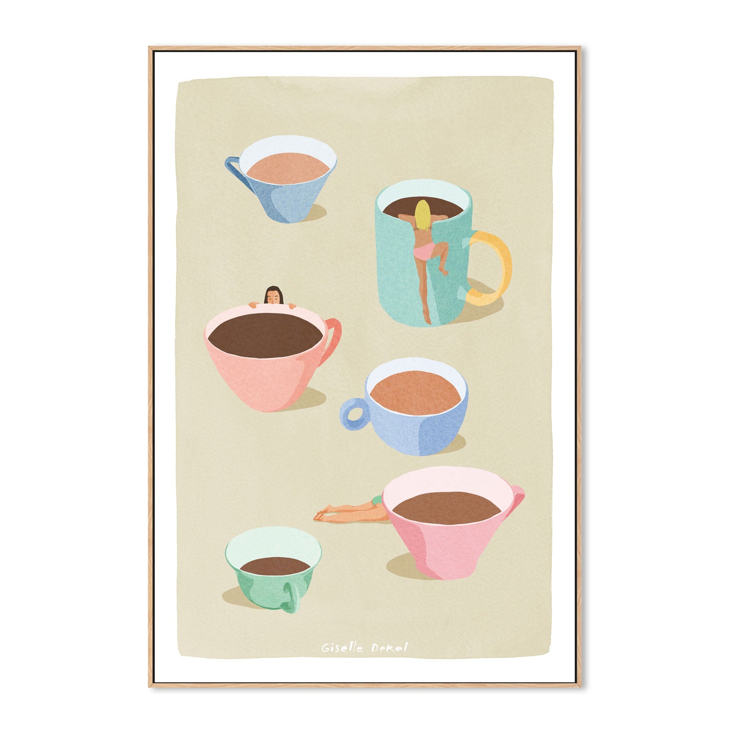 wall-art-print-canvas-poster-framed-Coffee Ladies-4