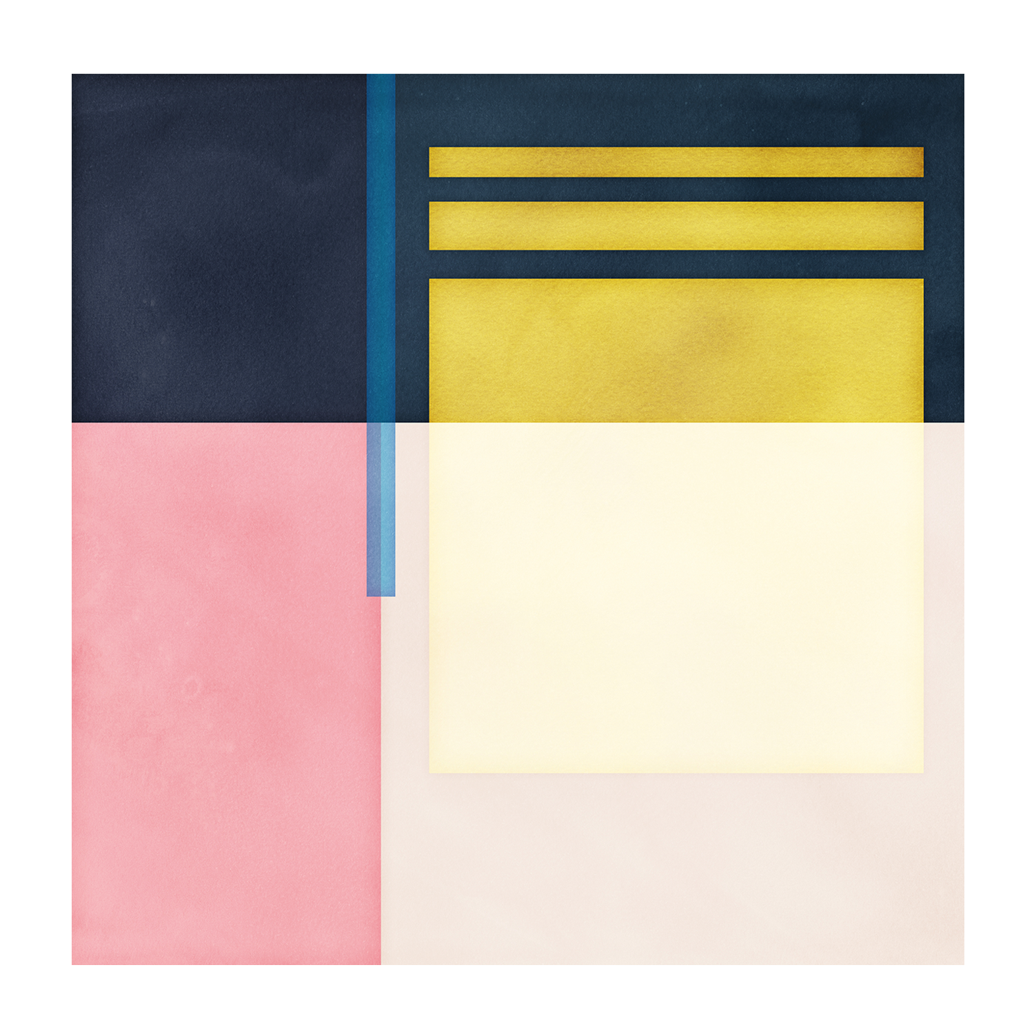 wall-art-print-canvas-poster-framed-Color Block Square, Style A & B, Set of 2 , By Nina Blue-9