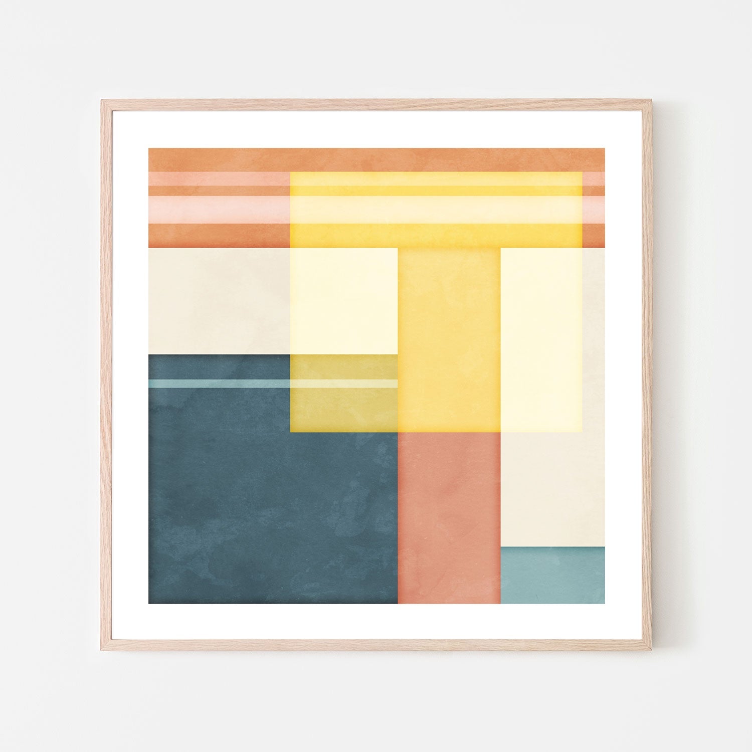 wall-art-print-canvas-poster-framed-Color Block Square, Style C , By Nina Blue-6