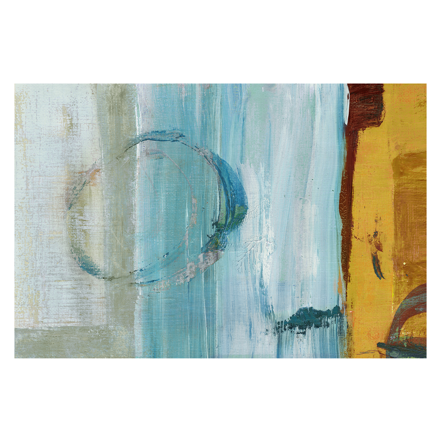 wall-art-print-canvas-poster-framed-Color Blocking In Blue , By Linda Todd Buikema-1