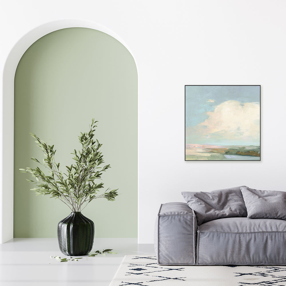 wall-art-print-canvas-poster-framed-Colorful Horizon Blue, Style B , By Julia Purinton-7