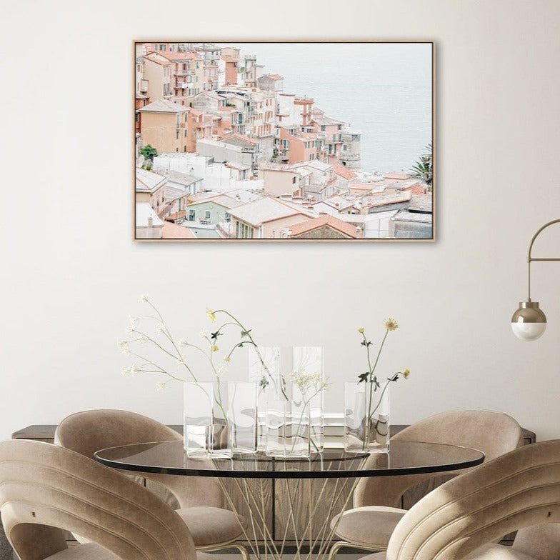 wall-art-print-canvas-poster-framed-Colorful Houses, By Itzik Einhorn-by-Plus X Studio-Gioia Wall Art