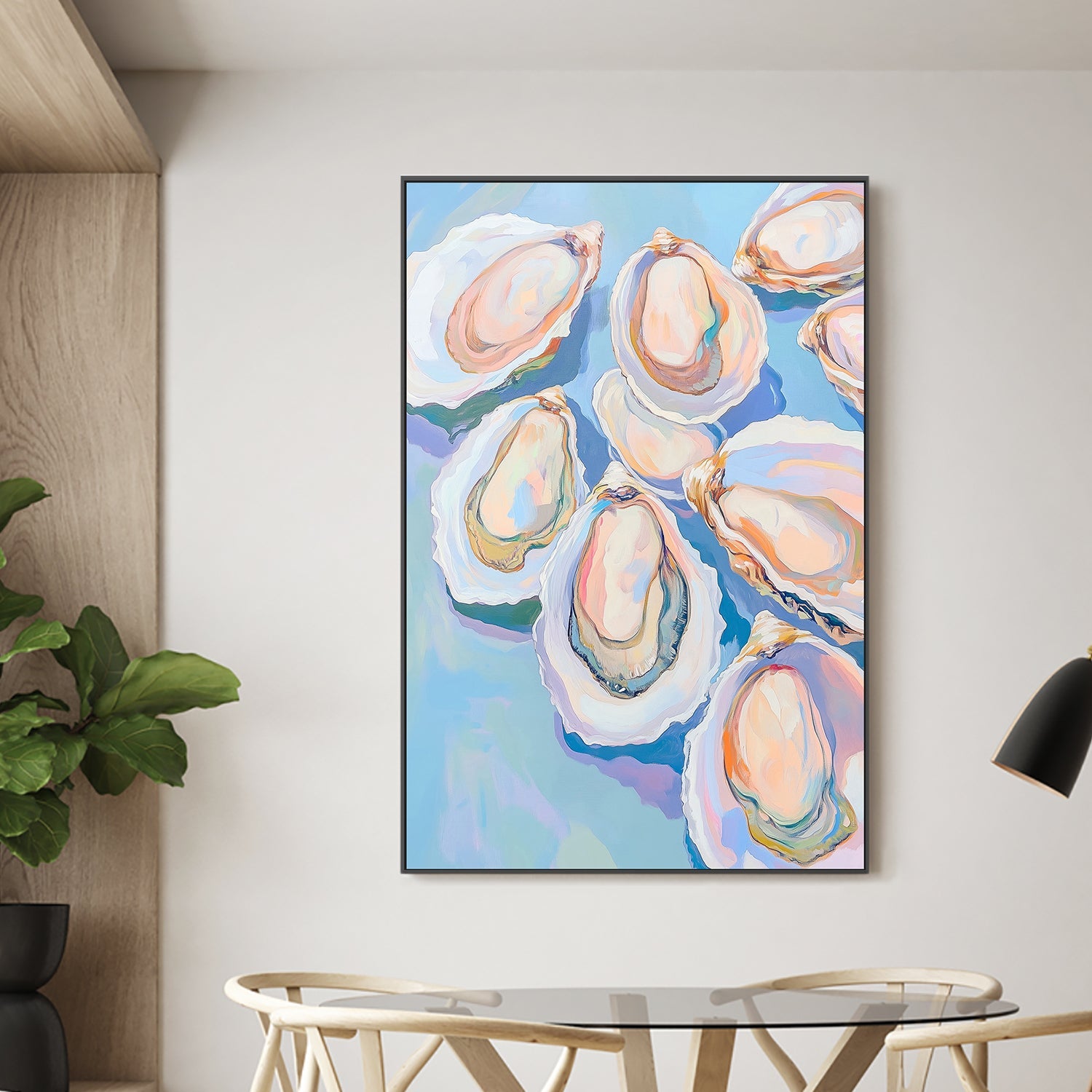 wall-art-print-canvas-poster-framed-Colorful Oysters , By Melloi Art Prints-2