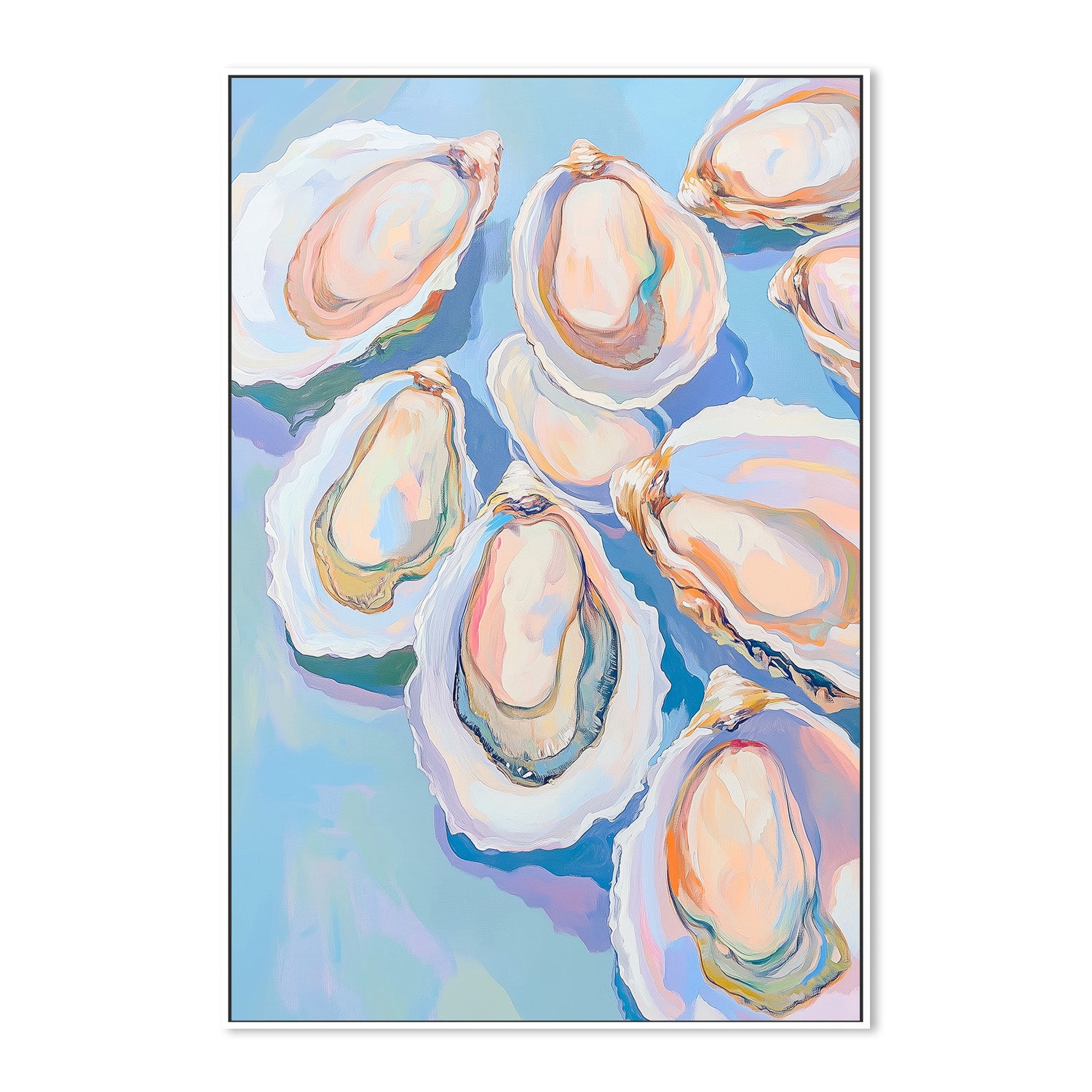 wall-art-print-canvas-poster-framed-Colorful Oysters , By Melloi Art Prints-5