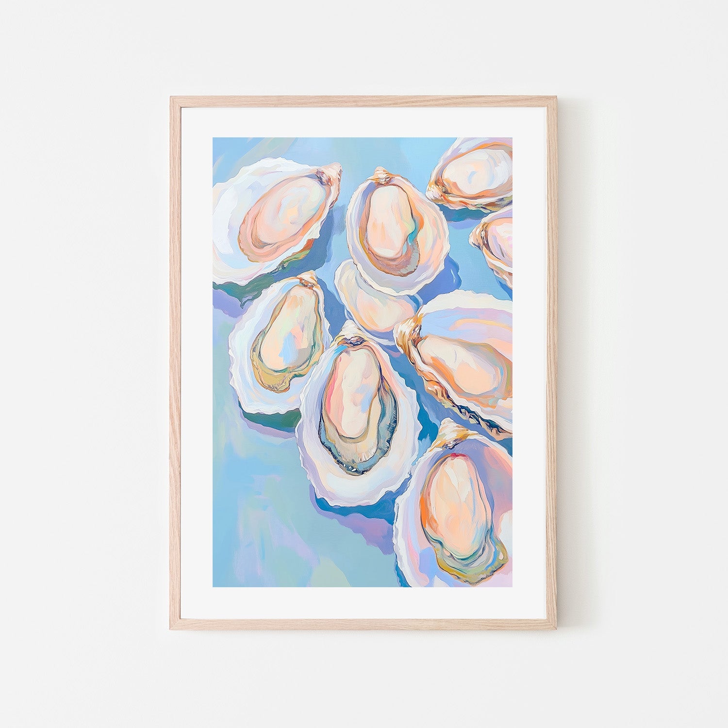 wall-art-print-canvas-poster-framed-Colorful Oysters , By Melloi Art Prints-6