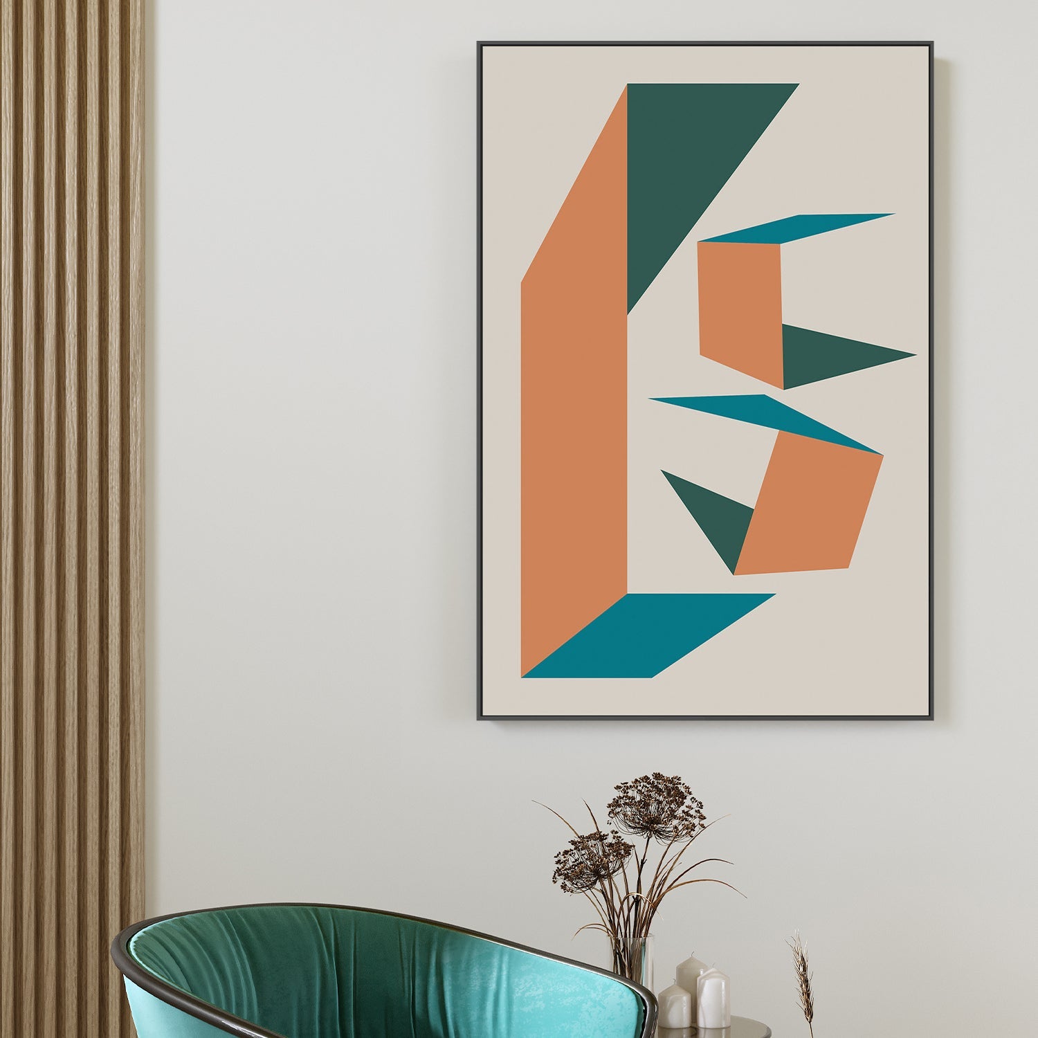 wall-art-print-canvas-poster-framed-Colour Angles, Style B-2