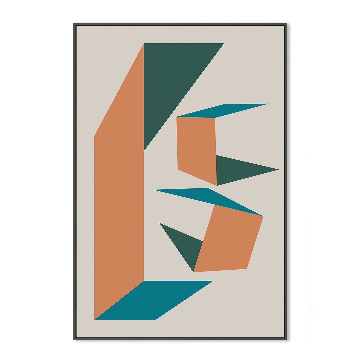 wall-art-print-canvas-poster-framed-Colour Angles, Style B-3