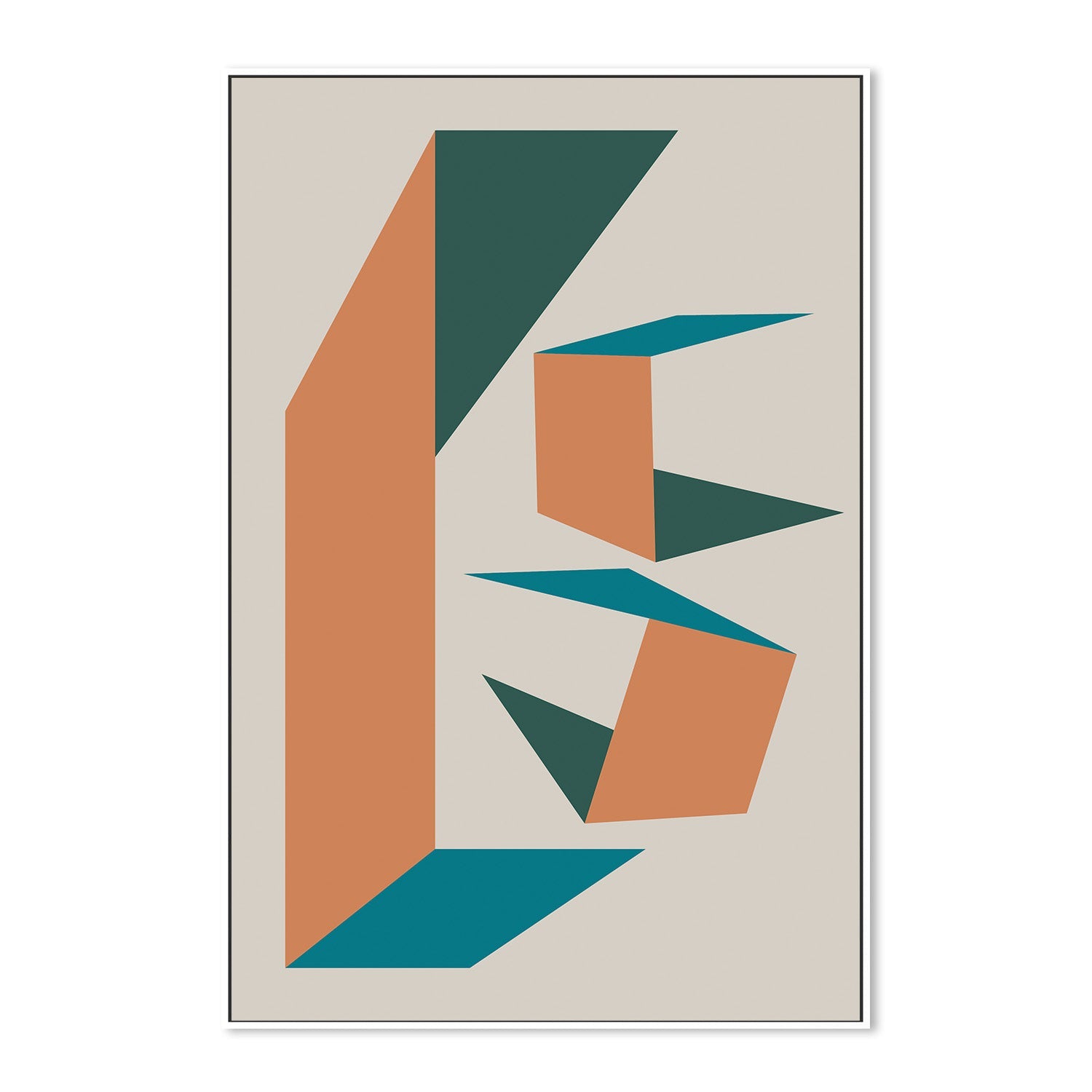 wall-art-print-canvas-poster-framed-Colour Angles, Style B-5