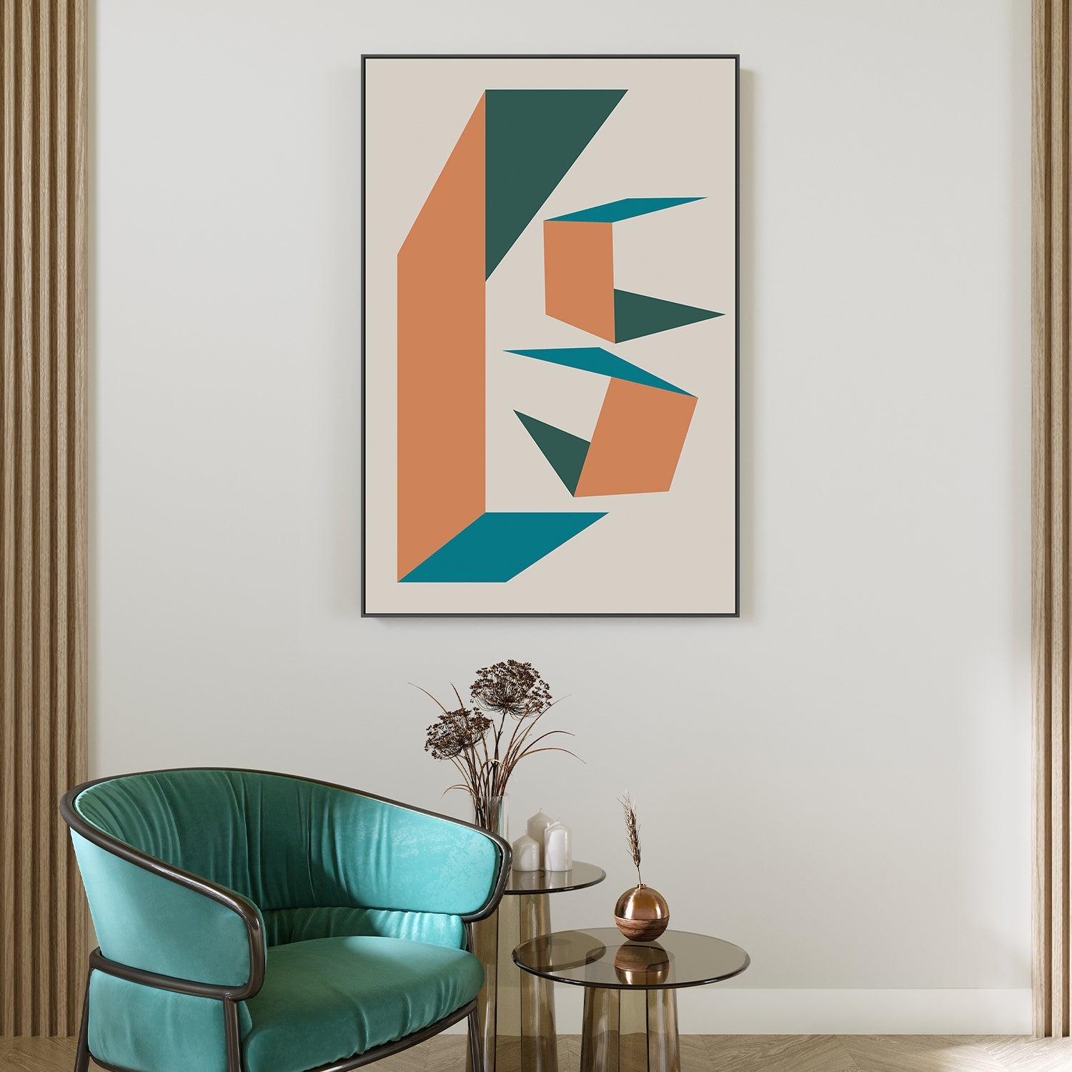 wall-art-print-canvas-poster-framed-Colour Angles, Style B-7