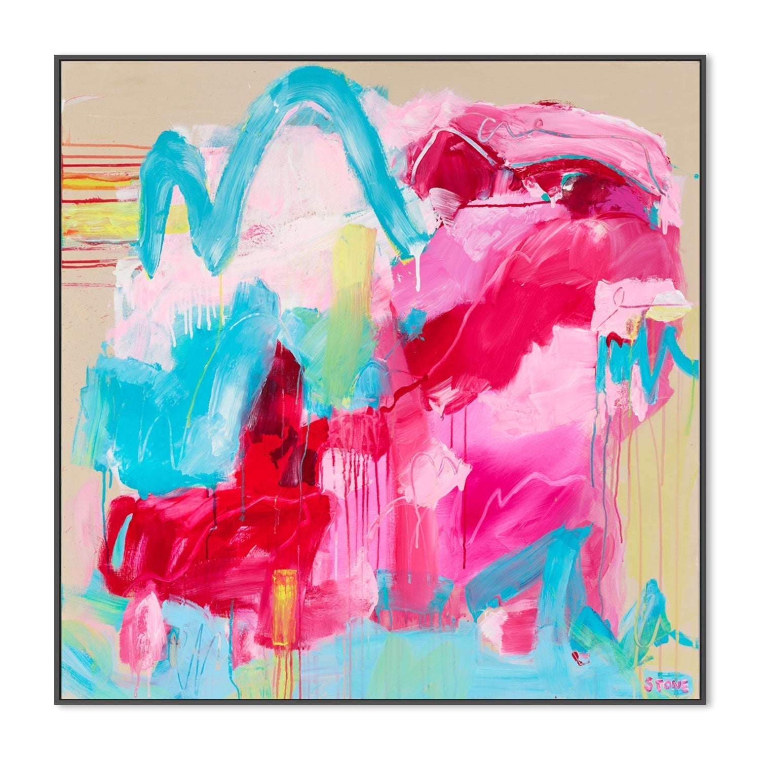 wall-art-print-canvas-poster-framed-Colour Explosion , By Belinda Stone-GIOIA-WALL-ART