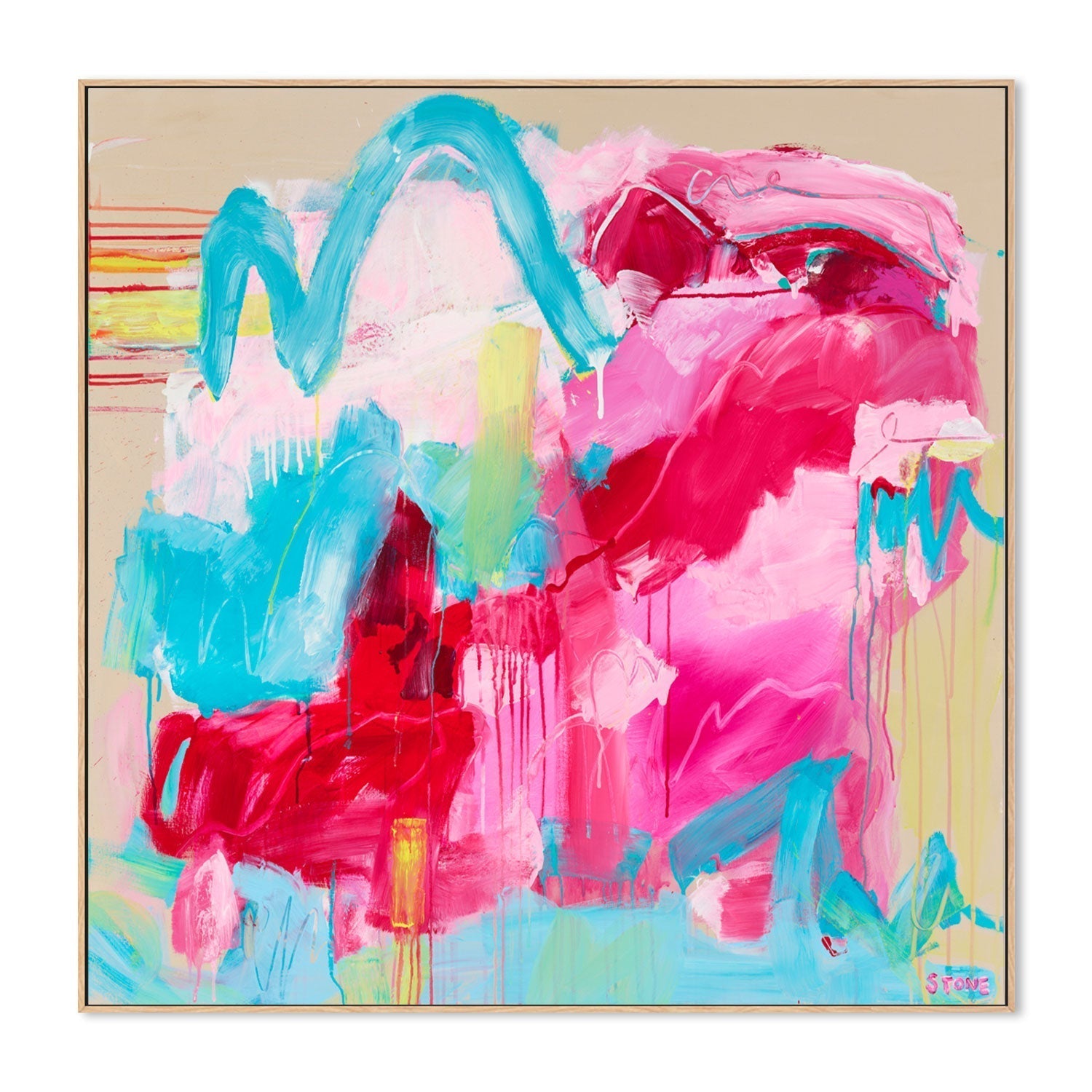 wall-art-print-canvas-poster-framed-Colour Explosion , By Belinda Stone-GIOIA-WALL-ART