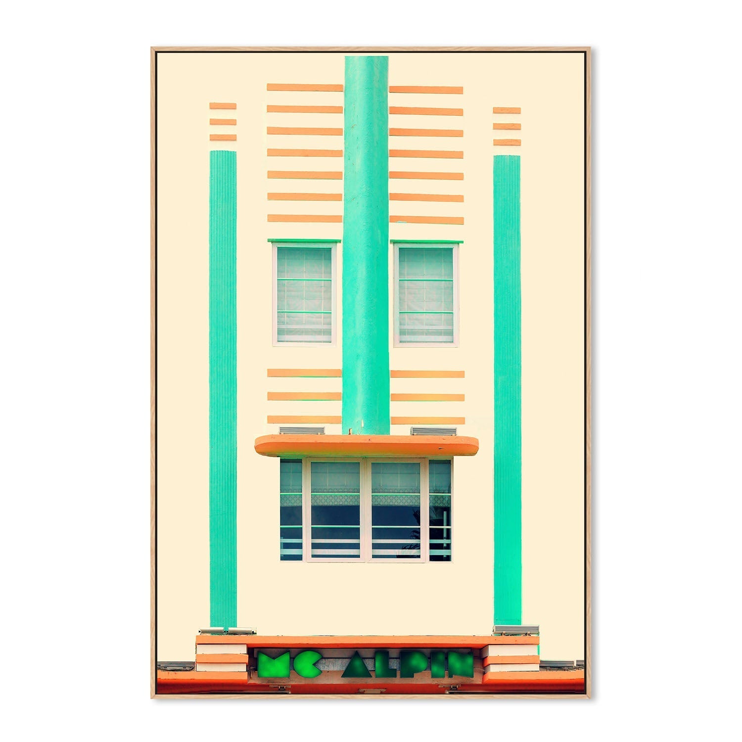 wall-art-print-canvas-poster-framed-Colourful Miami , By Peter Dulis-4